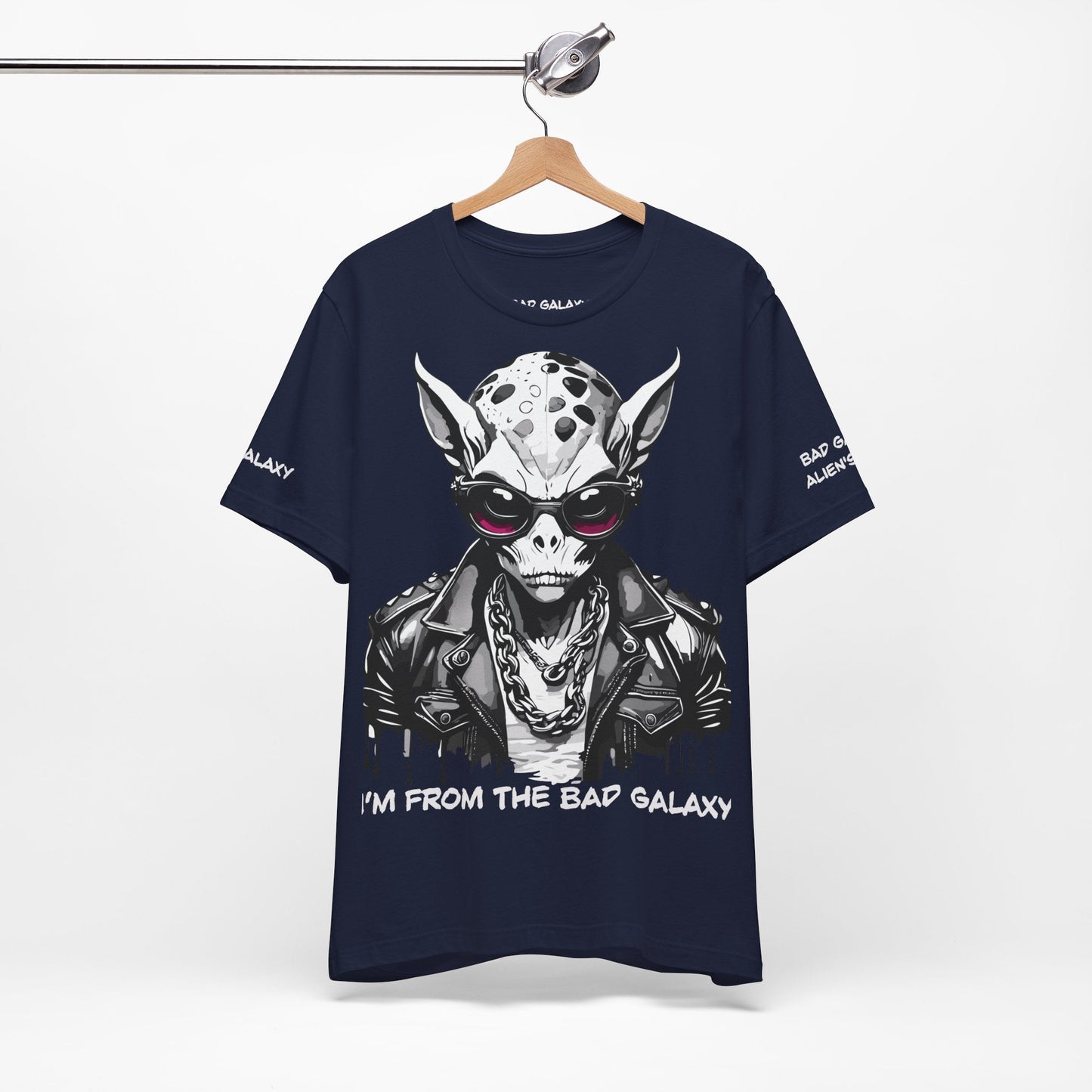 Alien Tee Shirt From Bad Galaxy Made To Order 100 Percent Cotton With Eco Friendly Inks