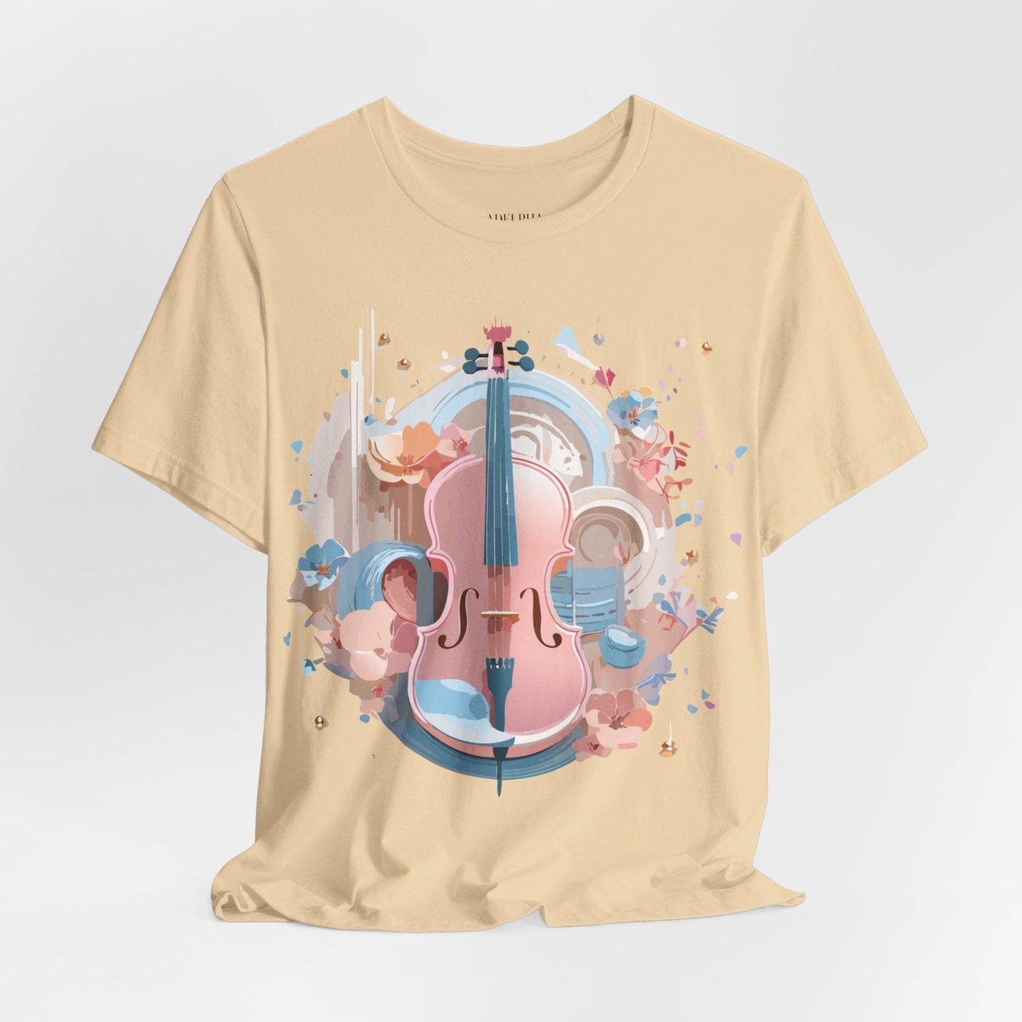Music Graphic Tee Unisex Jersey Short Sleeve By Adelpha Vintage Inspired Artwork