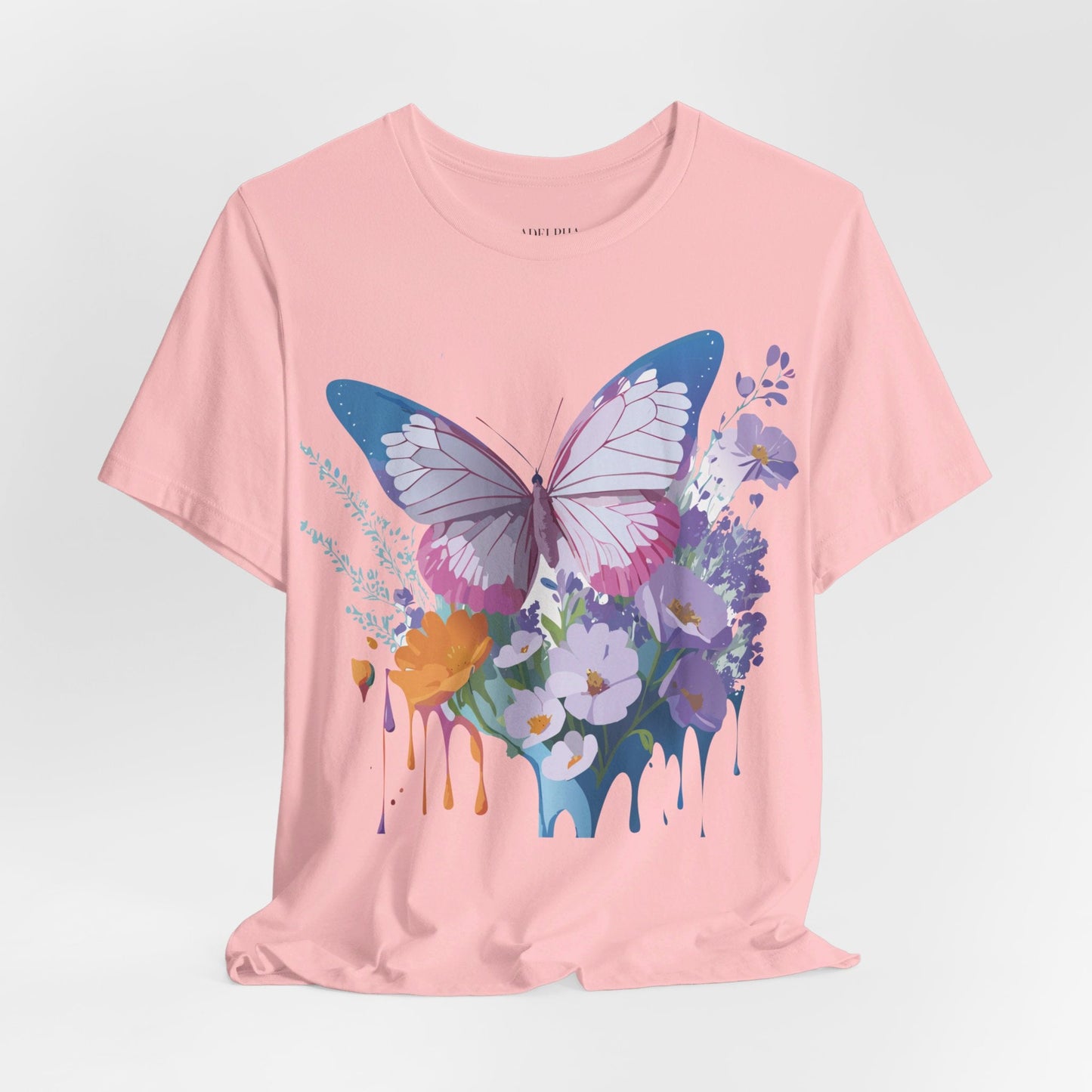 Unisex Butterfly Graphic Tee Adelpha Art Design Vintage Inspired Jersey Tee