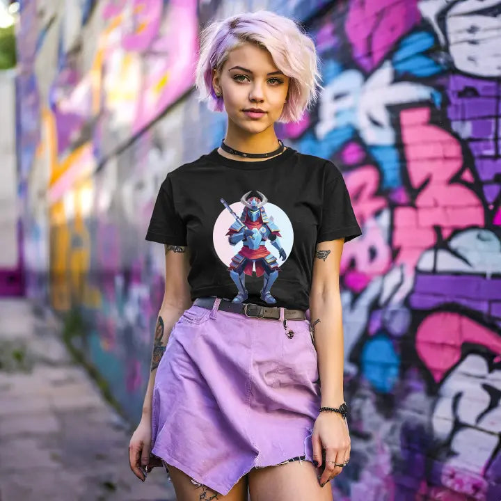 Samurai Graphic Unisex 100 Cotton Staple Tee 22