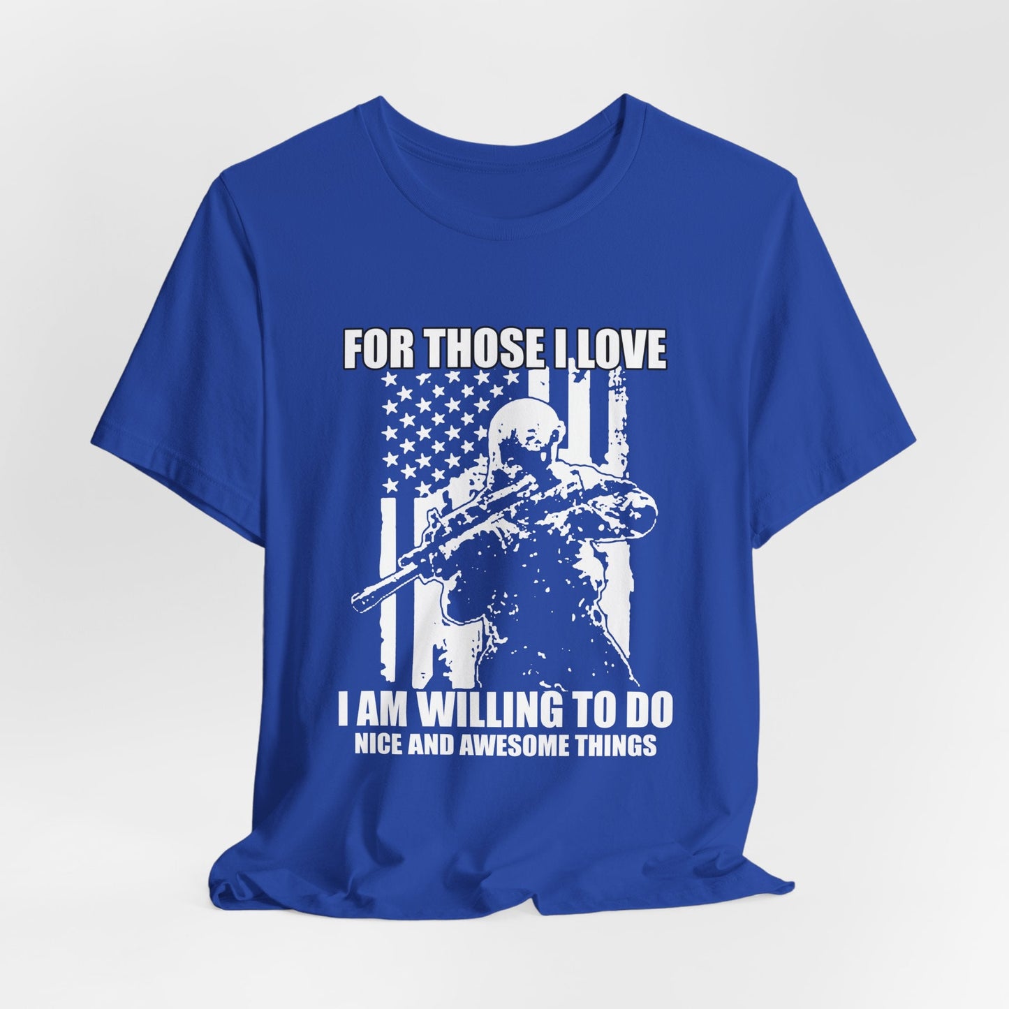 Army Veteran Patriotic Graphic Design Unisex Cotton T-Shirt v50