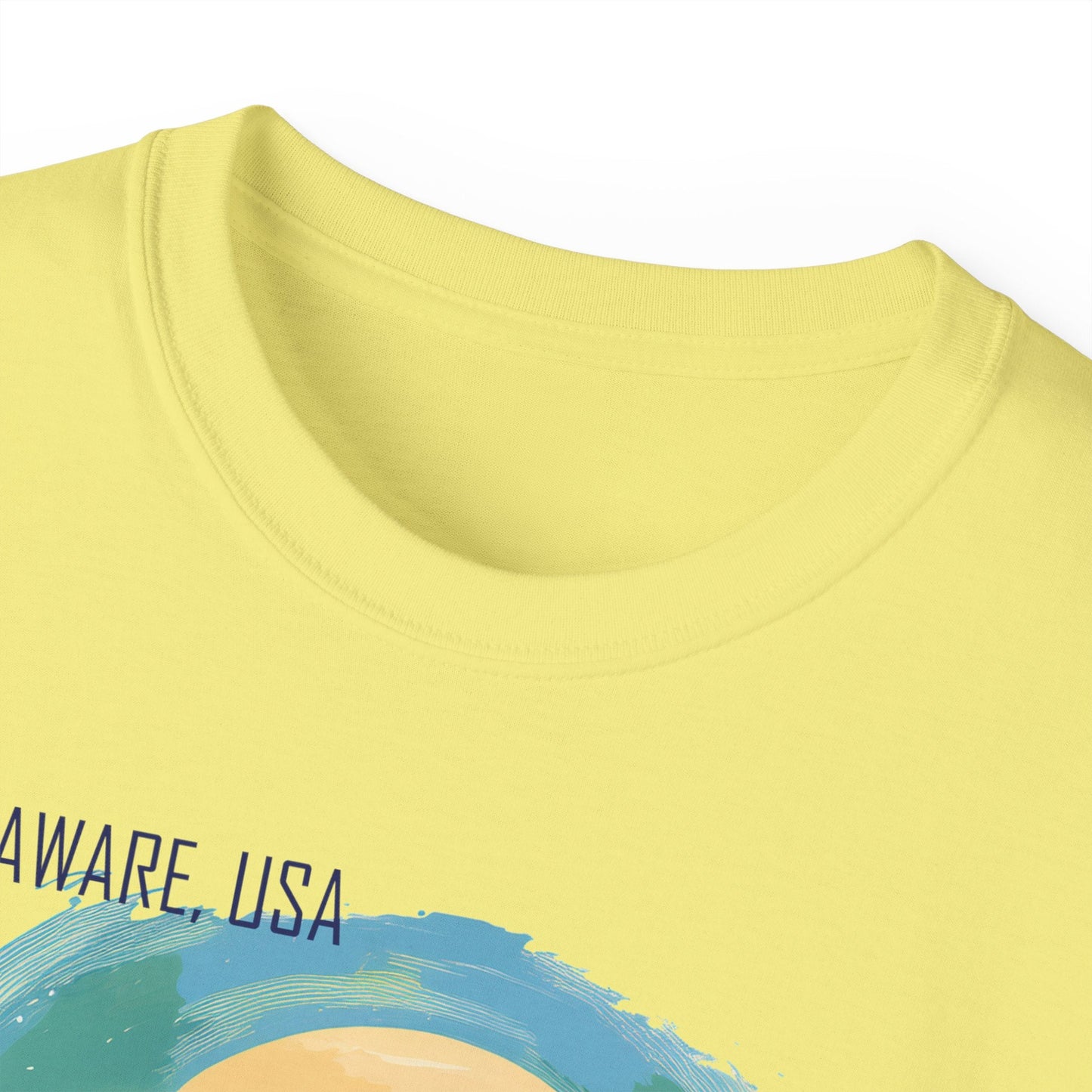 Delaware Graphic Unisex Cotton T‑Shirt 1