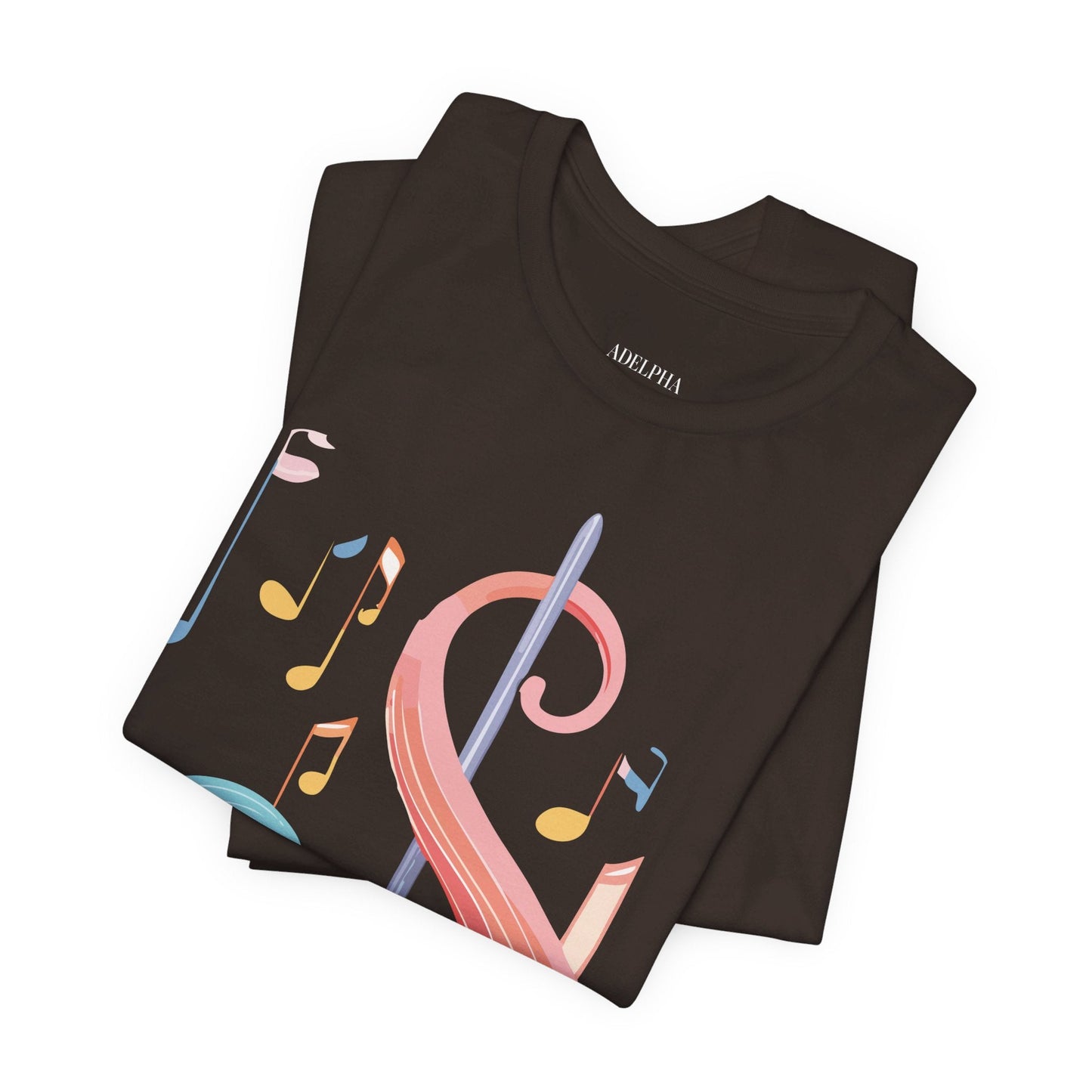 Music T Shirt Graphic Tee Unisex Short Sleeve Adelpha Vintage Inspired Artwork Art Design