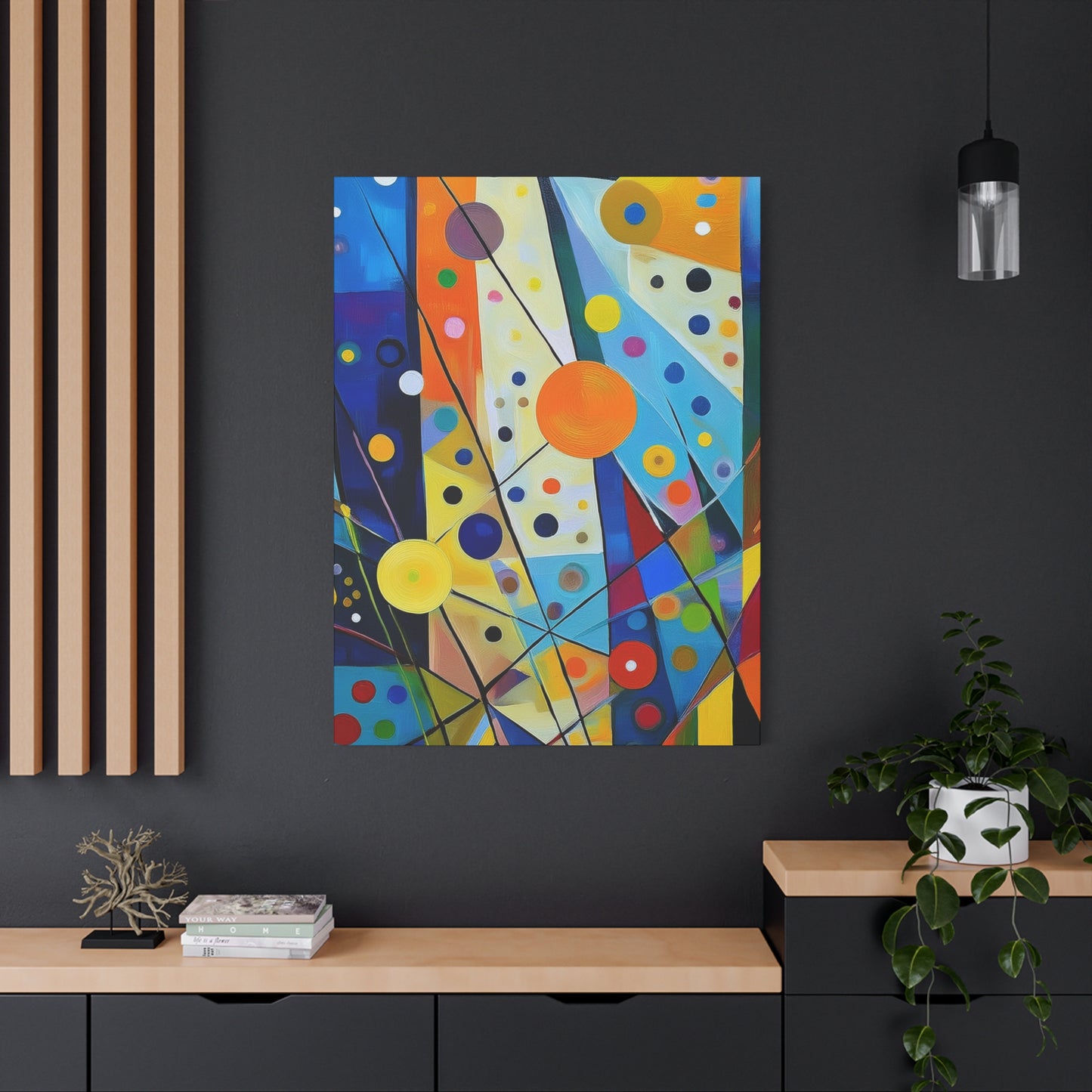 Abstract Oil Painting Print Canvas 20x24,20x30,24x30 24x32,24x36,30x40 32x48,36x48,40x60 Pine-Wood Inner Frame ABS-138