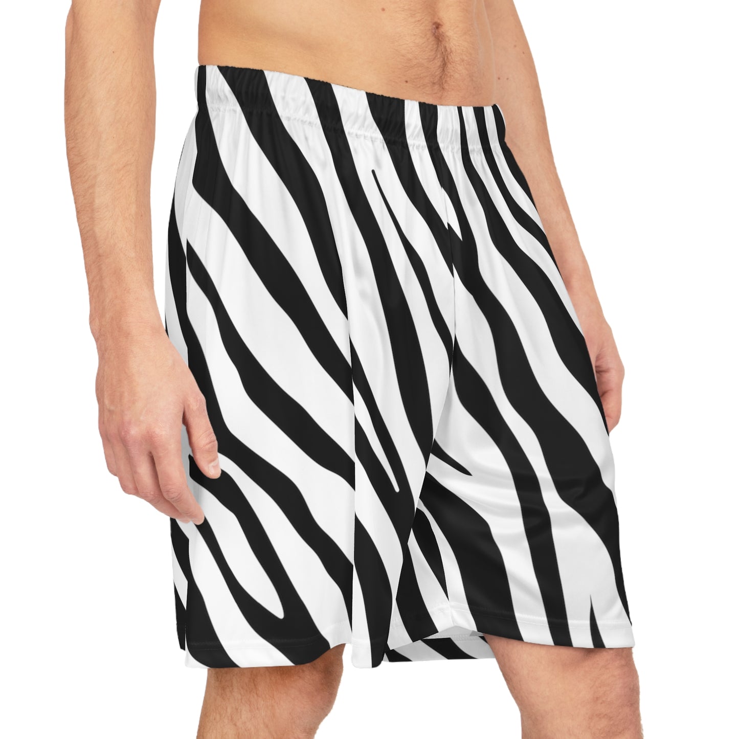 Basketballshorts für Herren mit Animalprint 