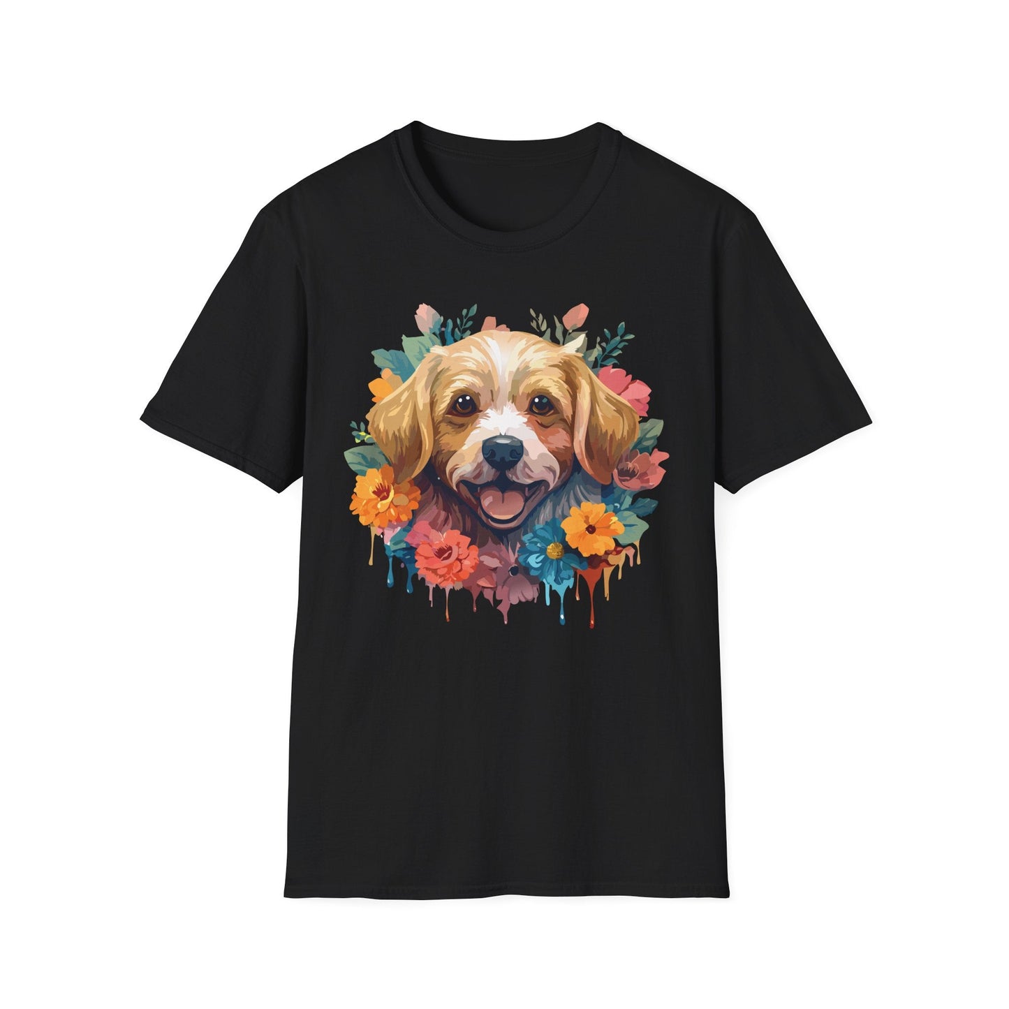 Dog Shirt Unisex Animal Tee Softstyle 64000 Gildan Cotton Tee