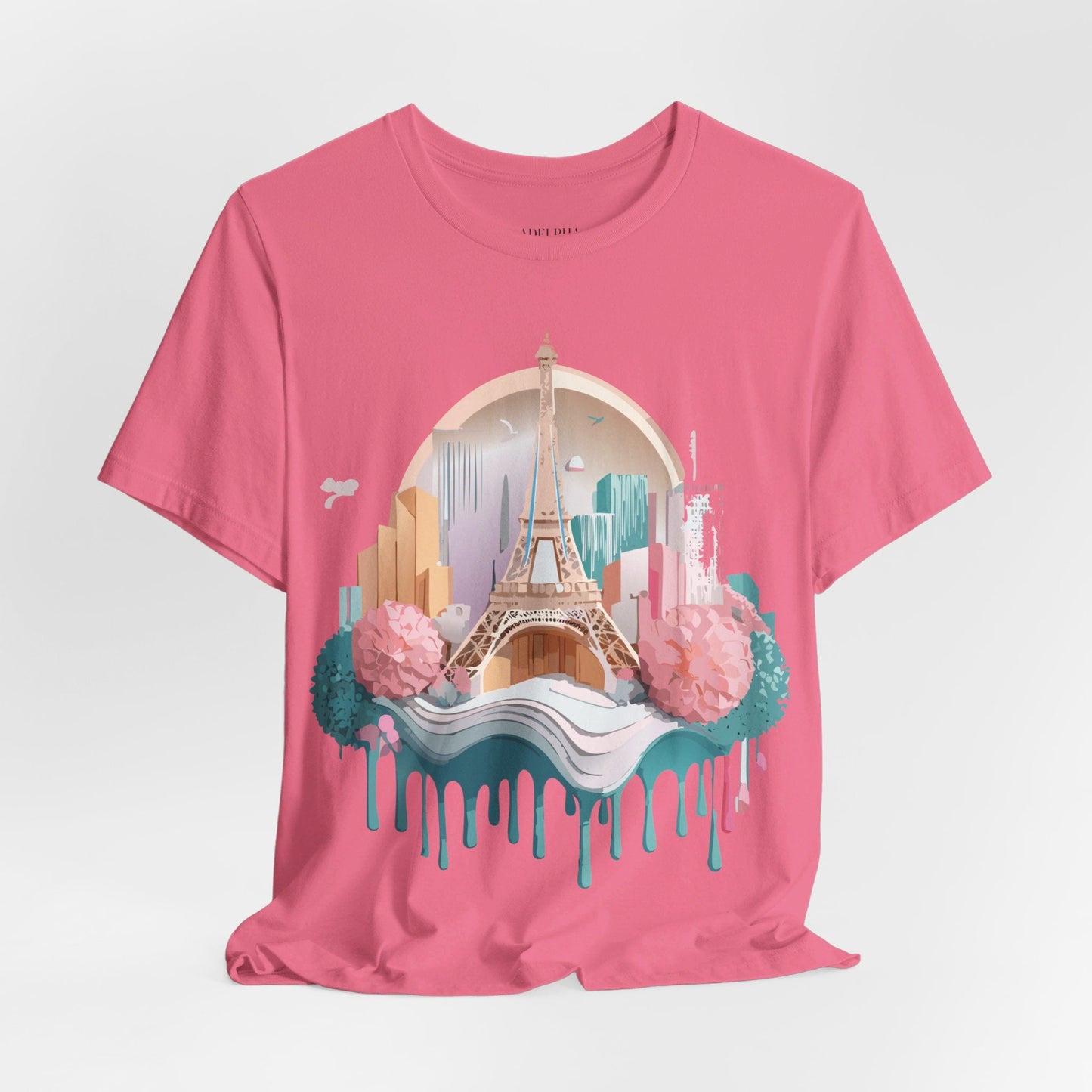 Paris Tourist Shirt Unisex Graphic Tee With Vintage Adelpha Artwork And Travel Style