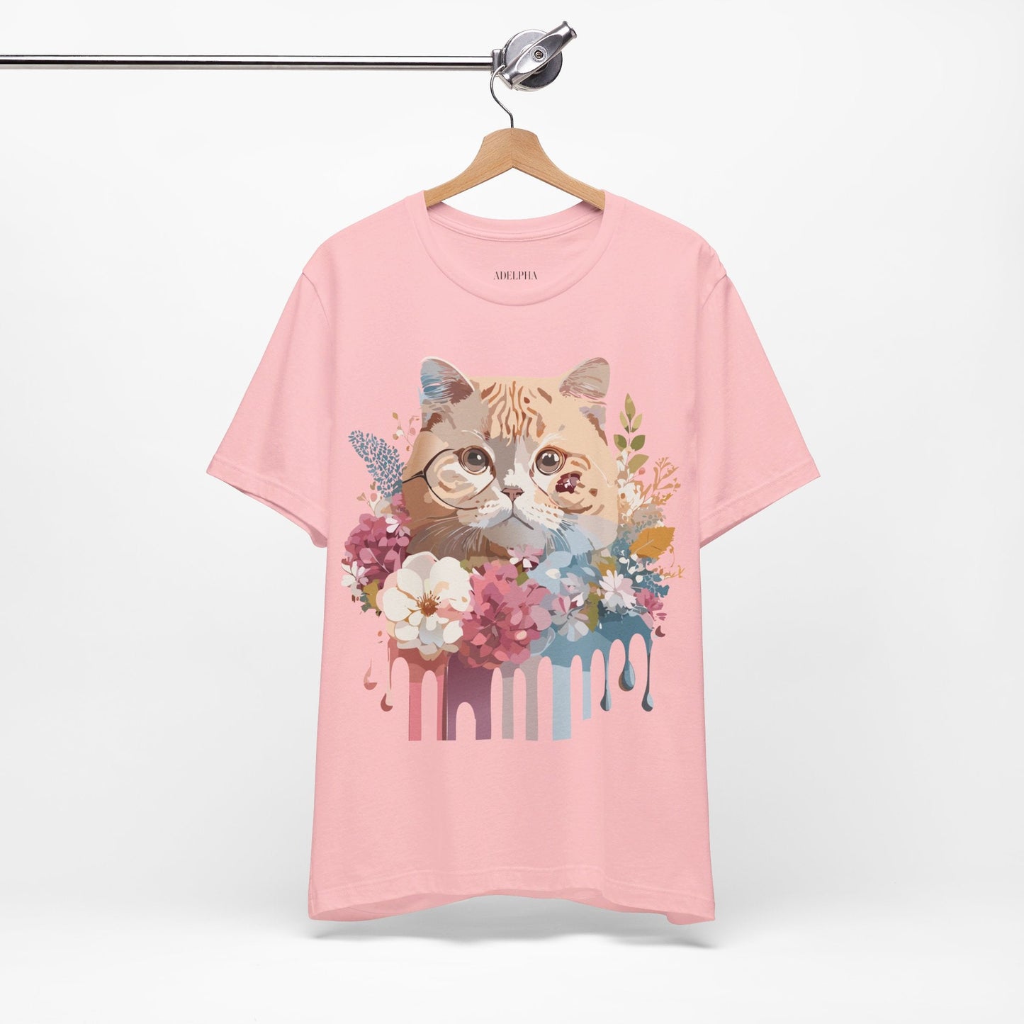 Cat Graphic Tee Unisex Vintage Inspired Shirt By Adelpha Original Artwork