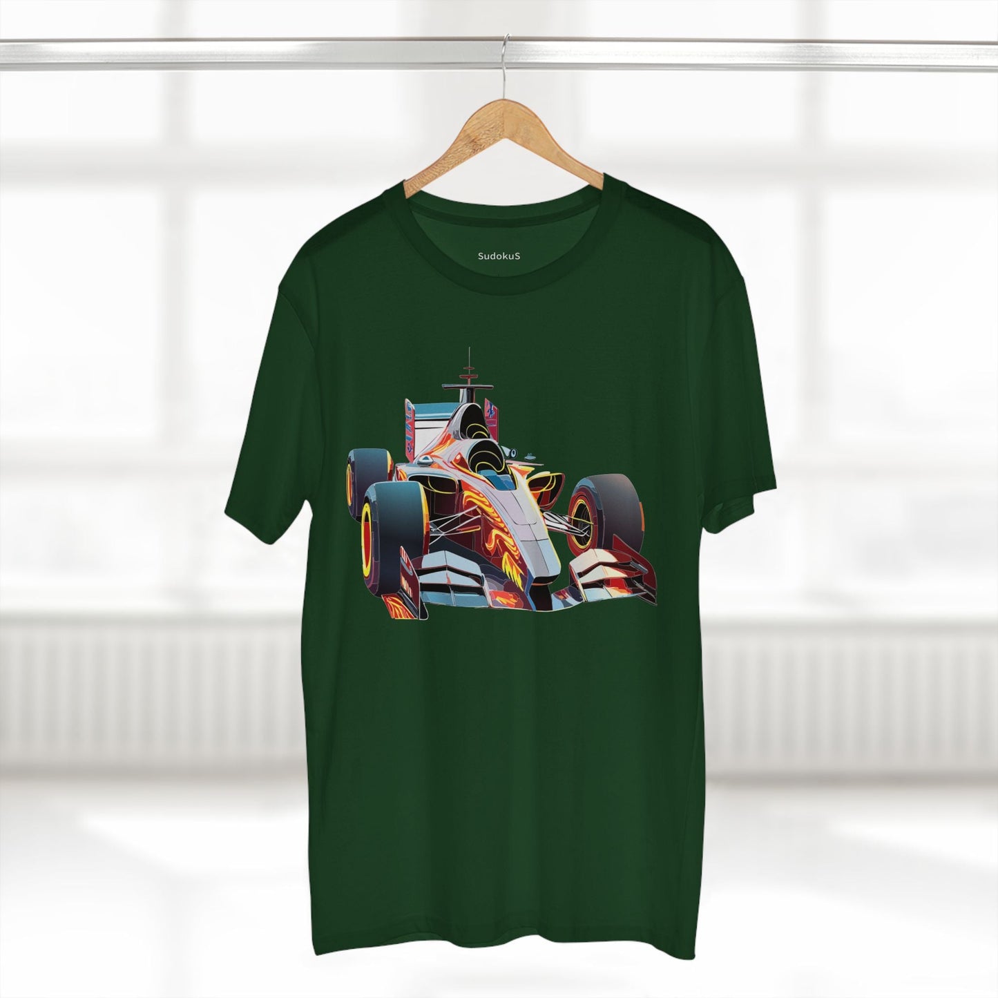 Car Graphic Unisex 100 Cotton Staple Tee 6