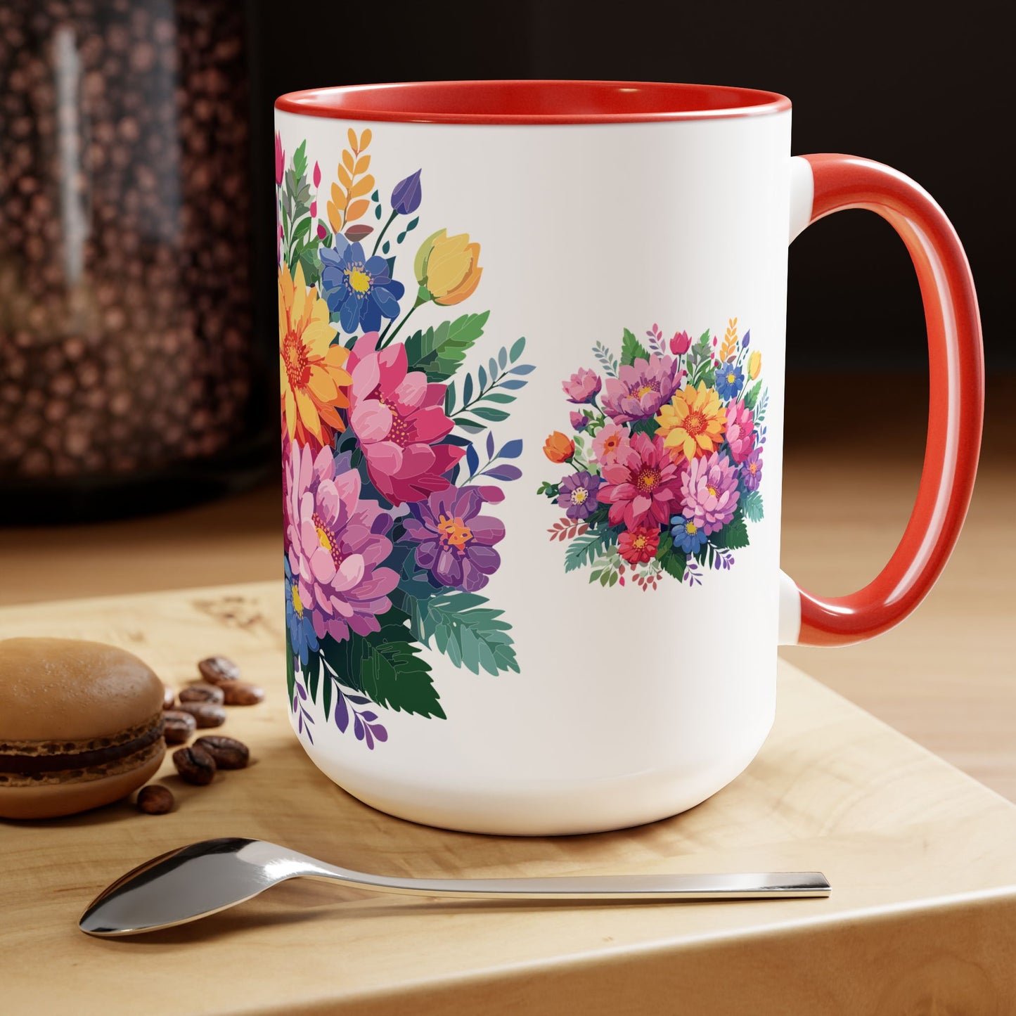 Floral Mug, Floral Cup