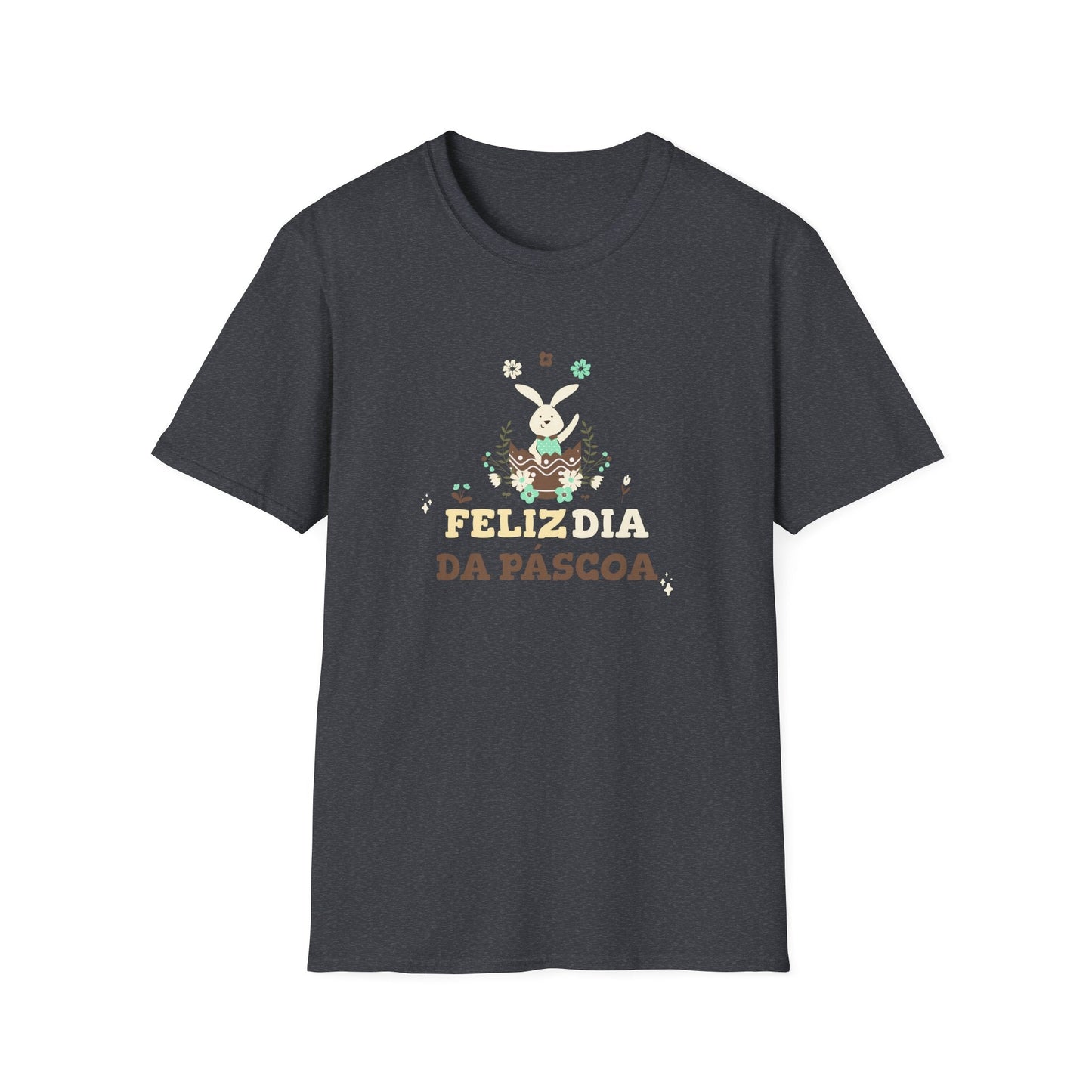 Easter Day T Shirt Unisex Softstyle Tee With Easter Design Print Gildan 64000 Comfort Fit