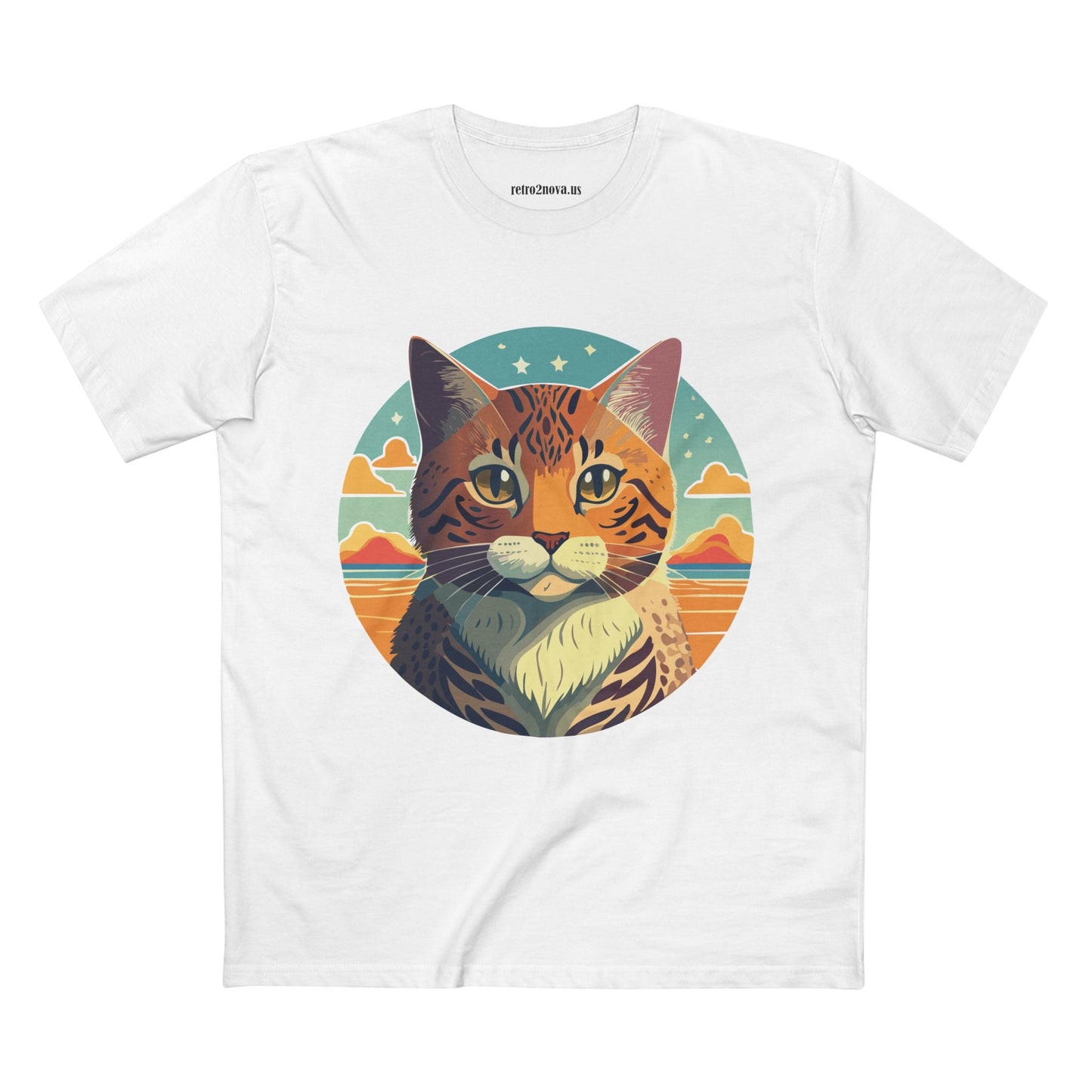 Unisex Premium Cotton Tee With Original Cat Art Design Animal Shirt For Cat Lovers Comfortable Breathable Everyday Wear