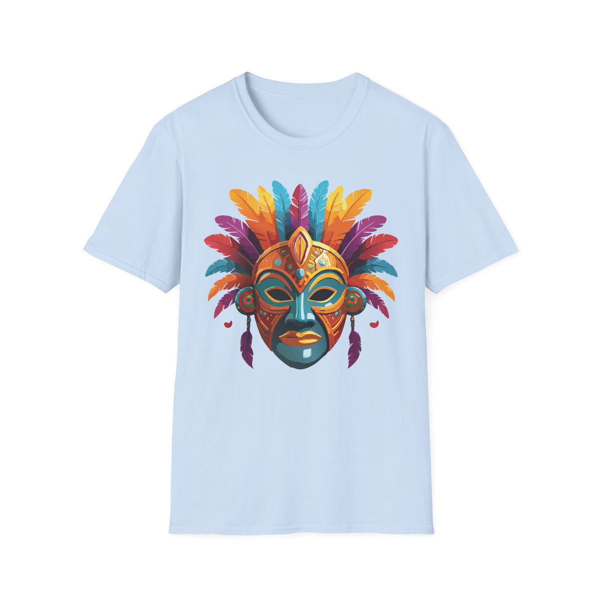 Mask Masquerade Carnival Graphic Tee Gildan Unisex 100 Cotton Tee Shirt m31