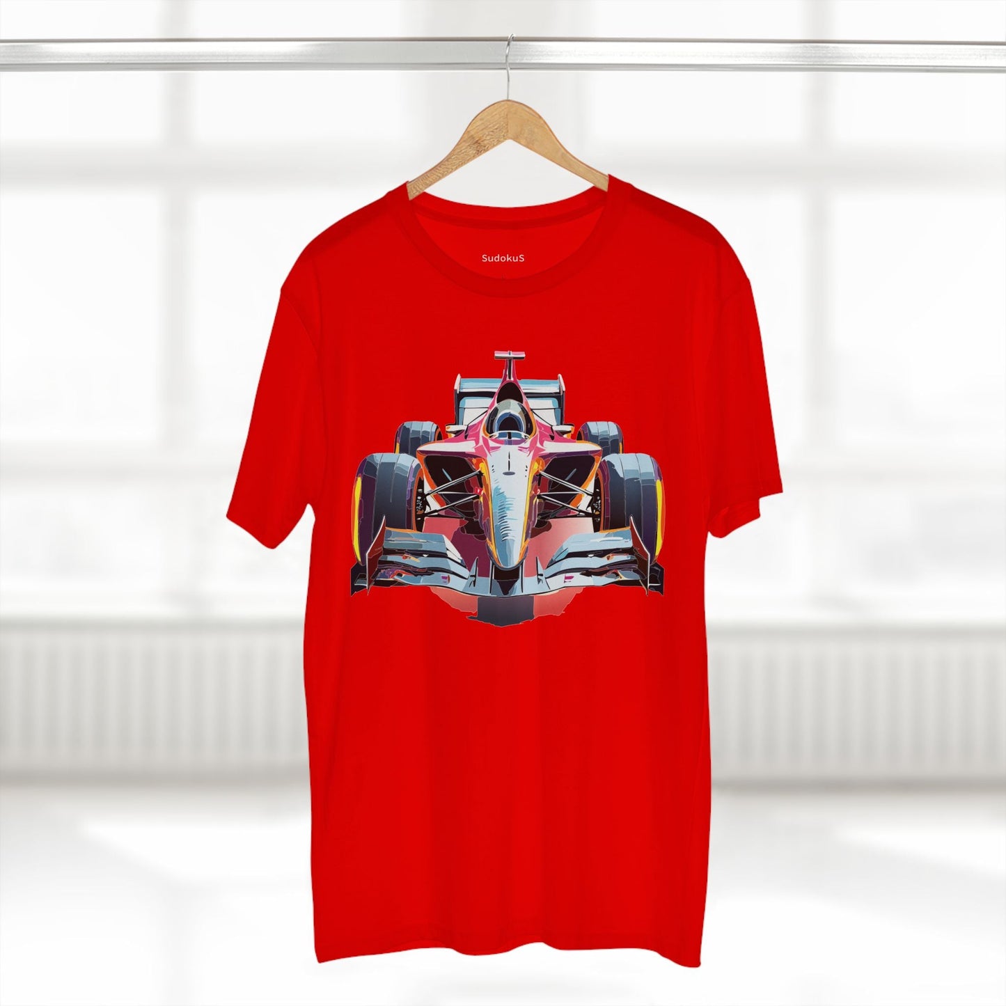Car Graphic Unisex 100 Cotton Staple Tee 7