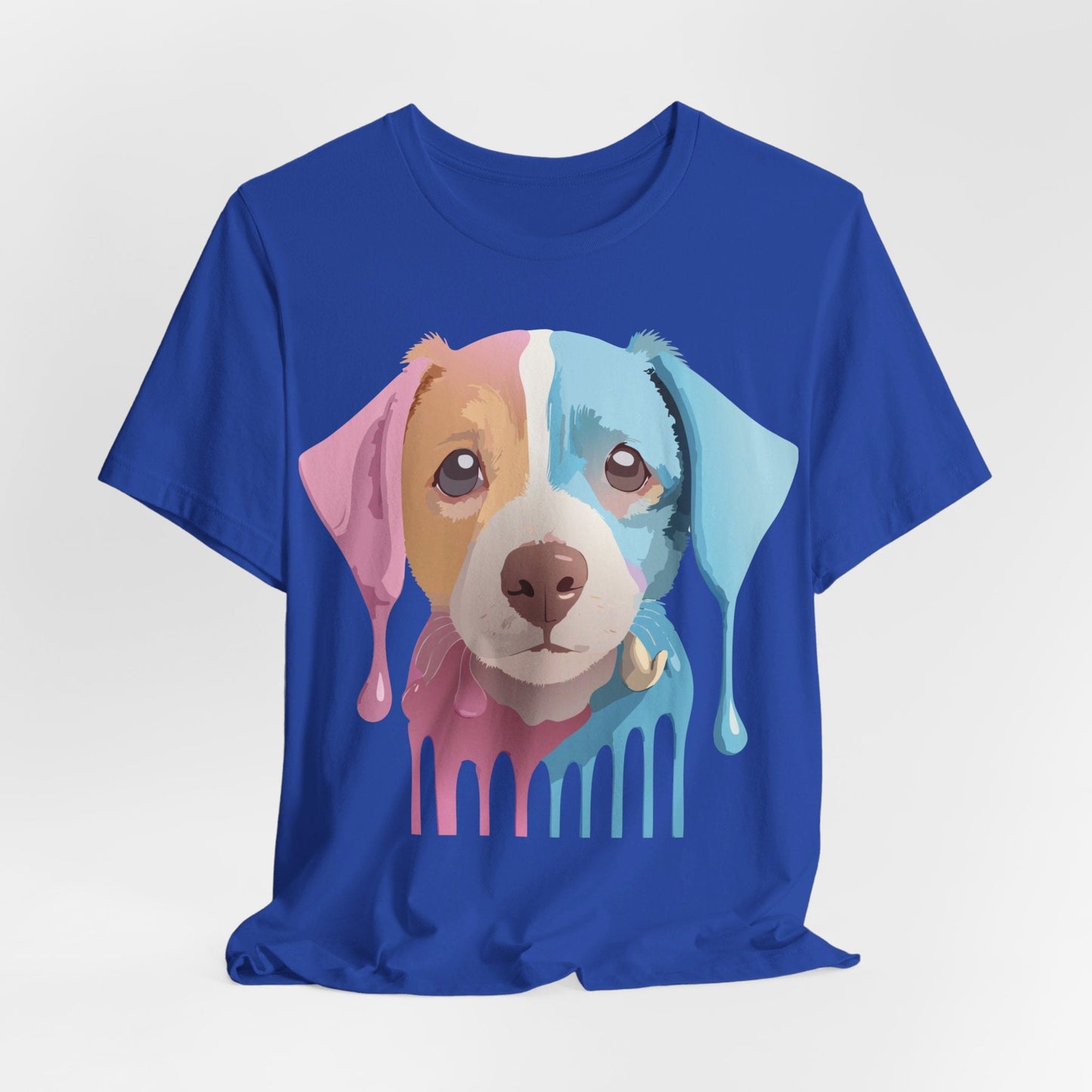 Vintage Inspired Dog Graphic Tee Unisex Jersey Short Sleeve Premium Adelpha Art Design