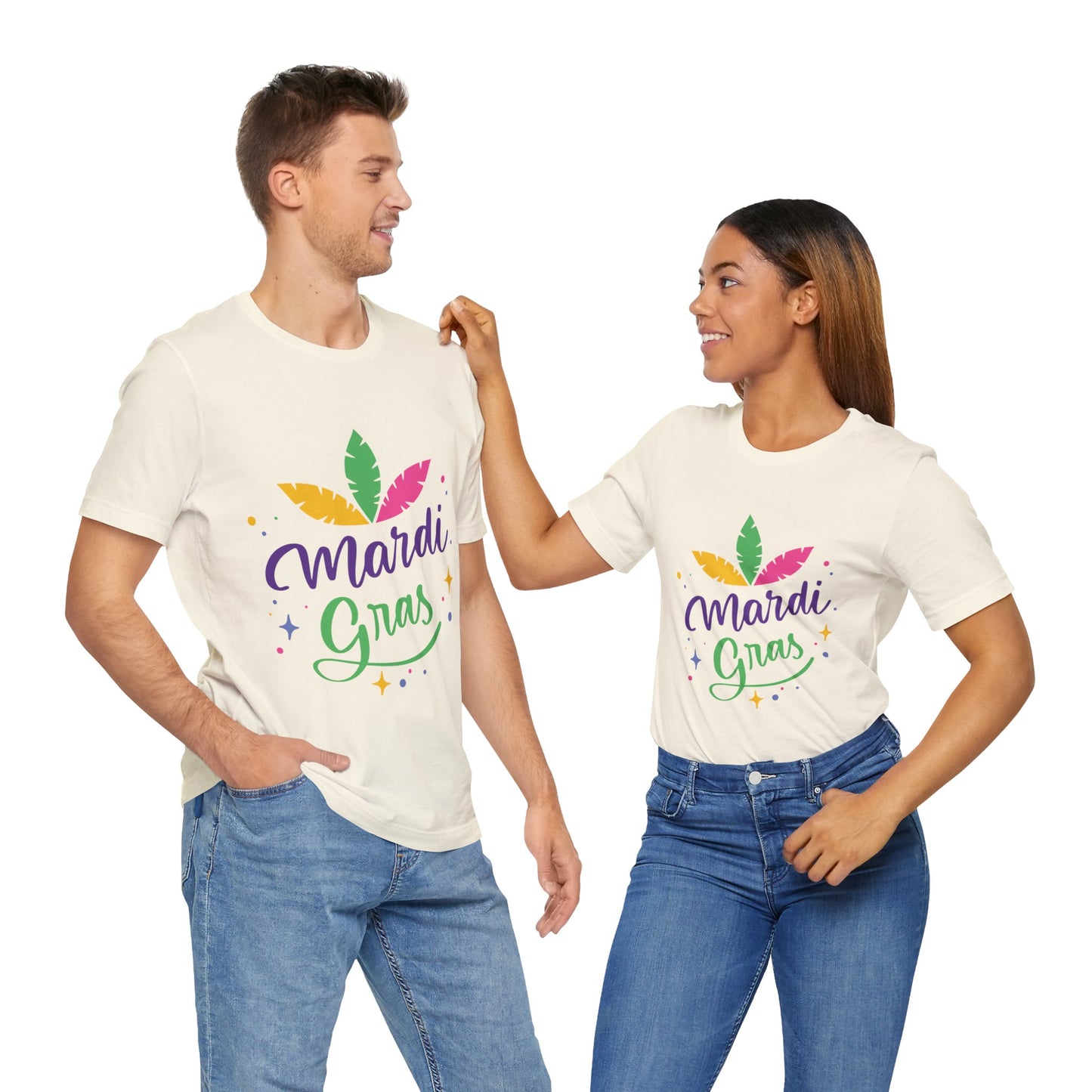 Unisex-T-Shirt aus Baumwolle für Karneval