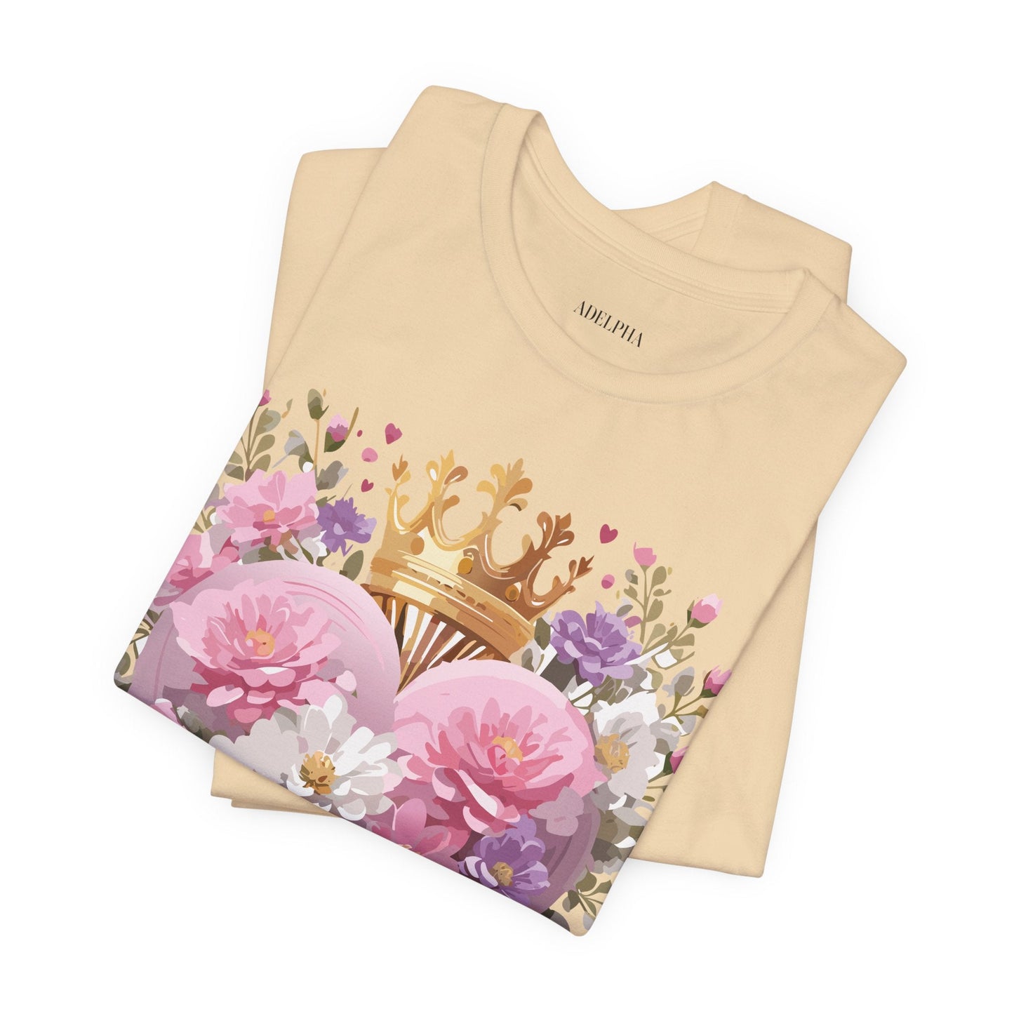 Valentine Day Graphic Unisex 100 Cotton Vintage Artwork with Love and Flower Design Tee 2