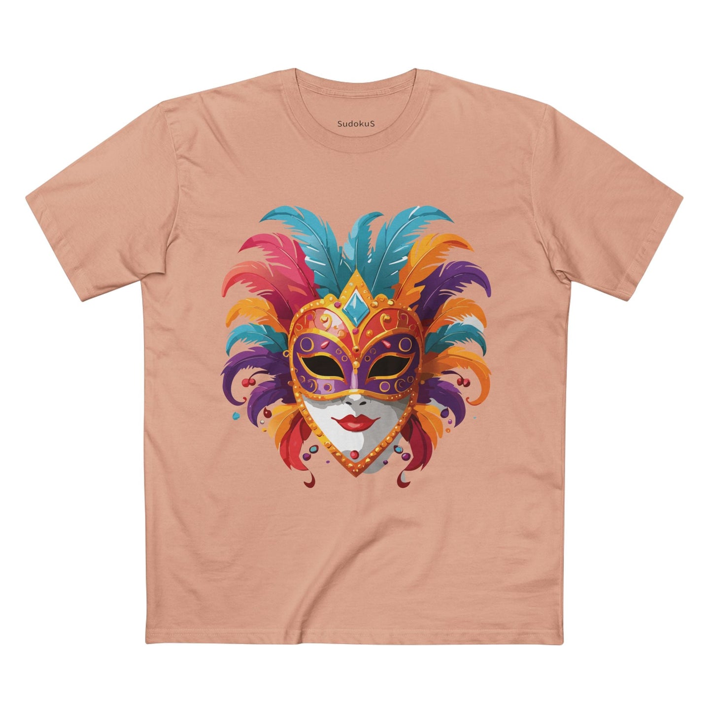 Mask Graphic Unisex 100 Cotton Staple Tee 36