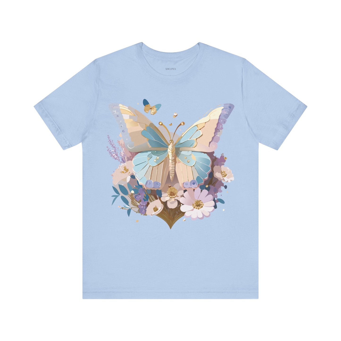 Adelpha Vintage Inspired Graphic T Shirt Unisex Short Sleeve