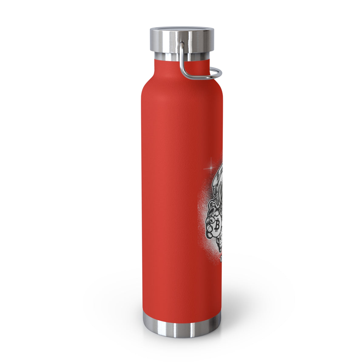 22oz Copper Insulated Water Bottle with Cartoon Design - CV4