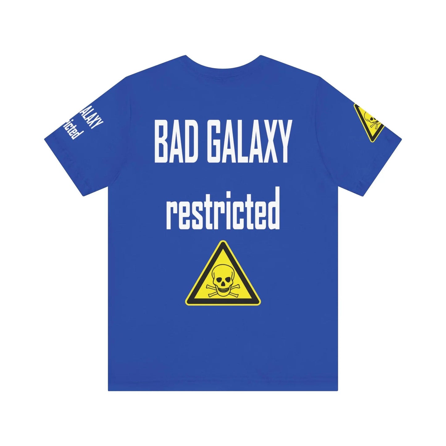 Bad Galaxy Skull T Shirt Made To Order 100 Percent Cotton Eco Friendly Inks USA Designed