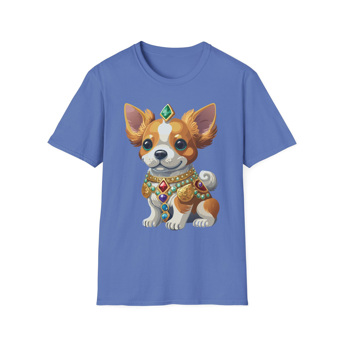 Corgi Prince T-Shirt — Cute Royal Dog Graphic Design Unisex 100 Cotton Gildan T-Shirt