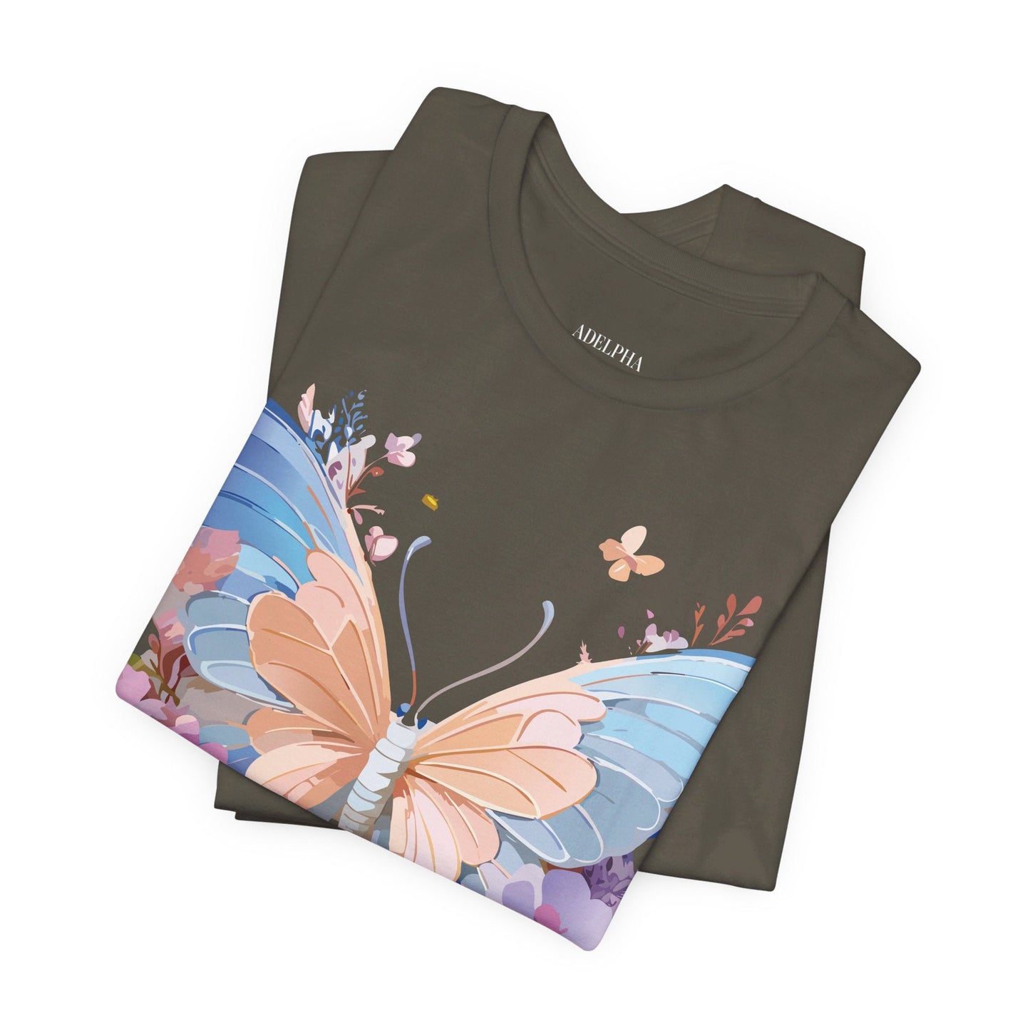 Butterfly Graphic Tee By Adelpha Unisex Short Sleeve Shirt Art Design