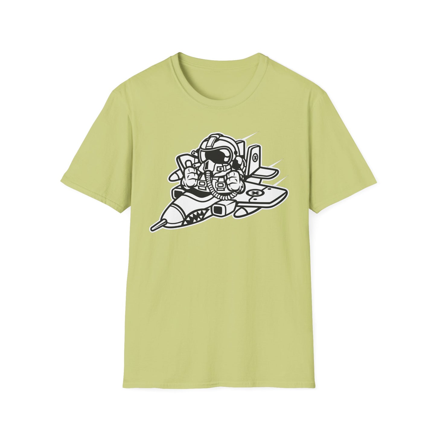 Unisex Cotton T-Shirt with Cartoon Graphic Design