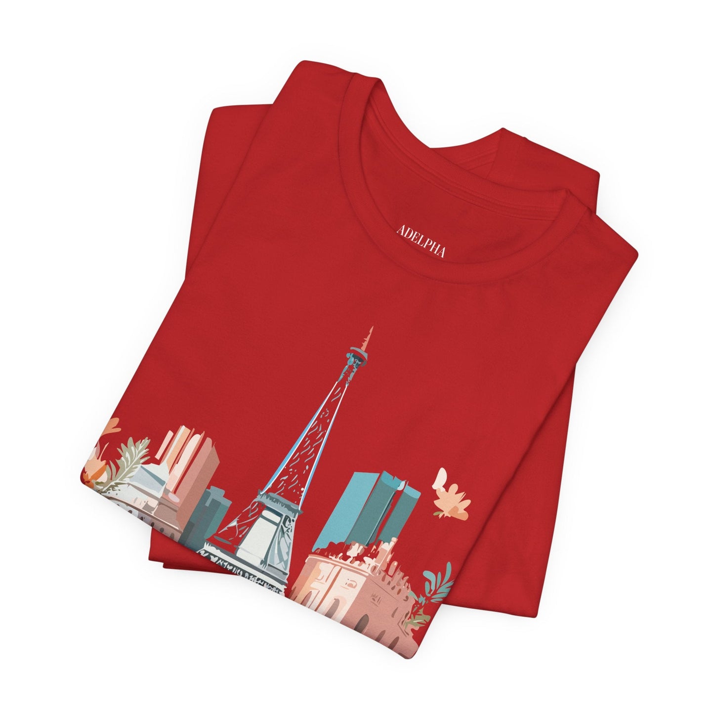 Paris Tourist Shirt Unisex Graphic Tee With Vintage Inspired Artwork By Adelpha Collection