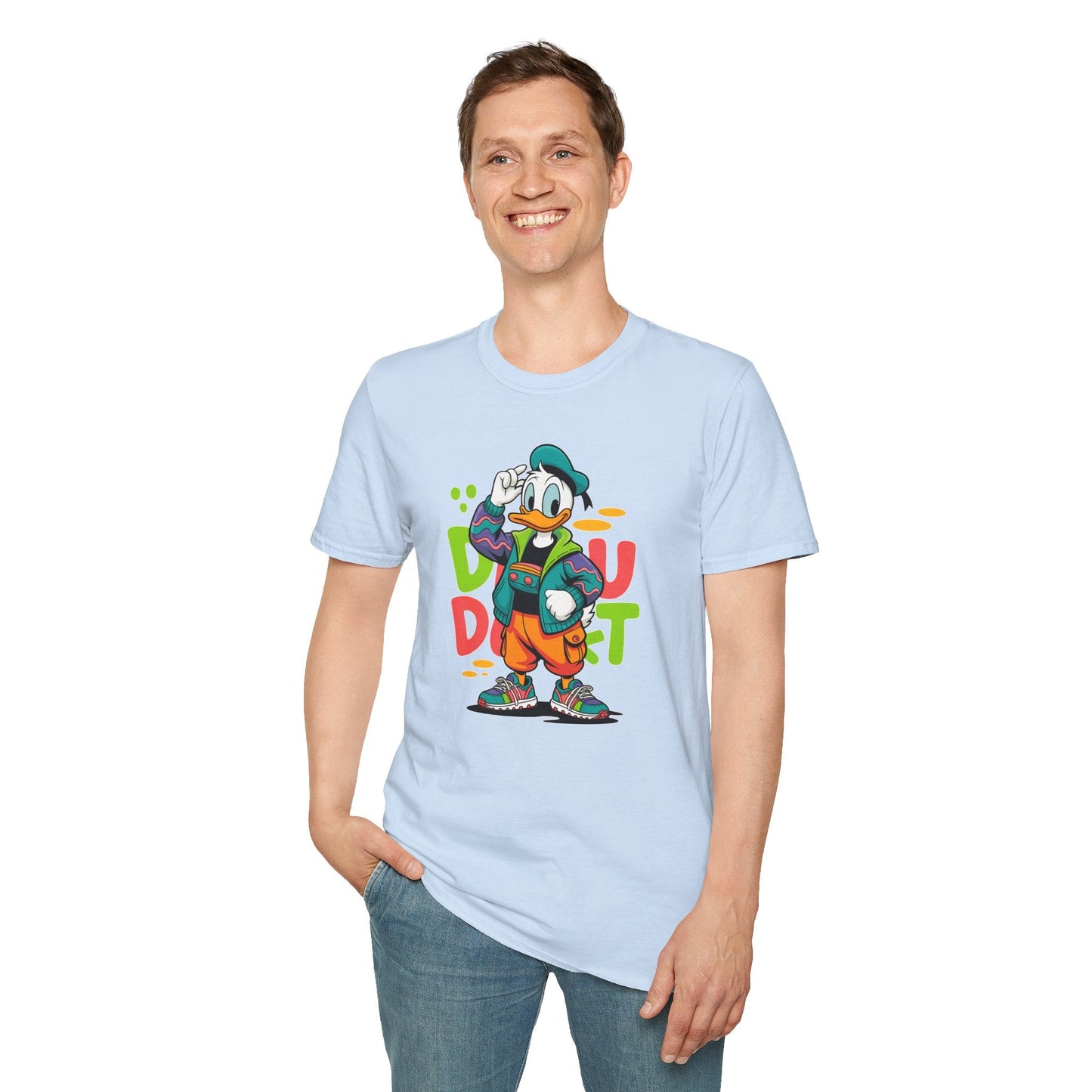 Gildan Softstyle Unisex Cartoon Animation T Shirt With Funny Animals Graphic Tee For Men Women
