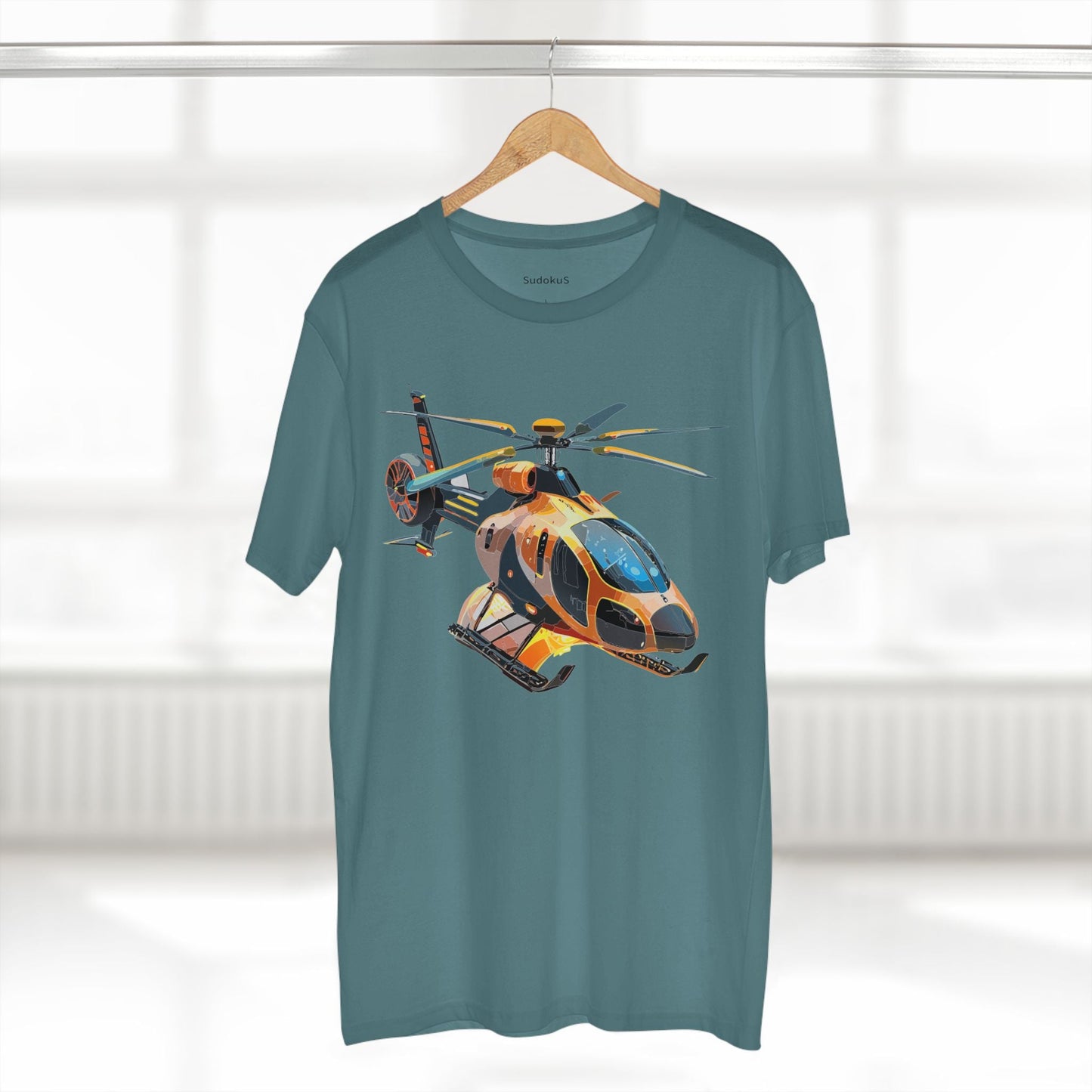 Chopper Graphic Unisex 100 Cotton Staple Tee 6