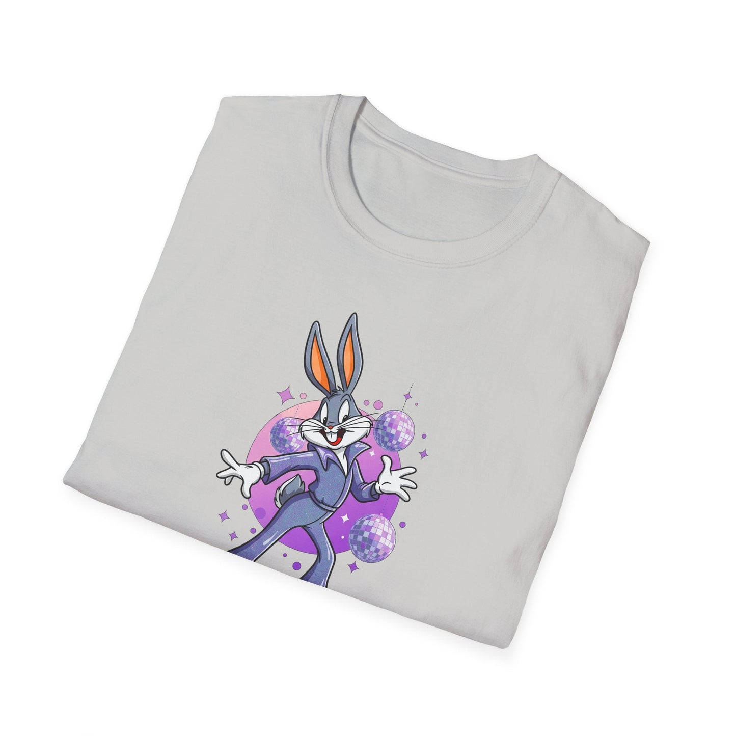 Bugs Bunny Unisex T Shirt Cartoon Animation Tee Gildan Softstyle 64000 Cotton Tee
