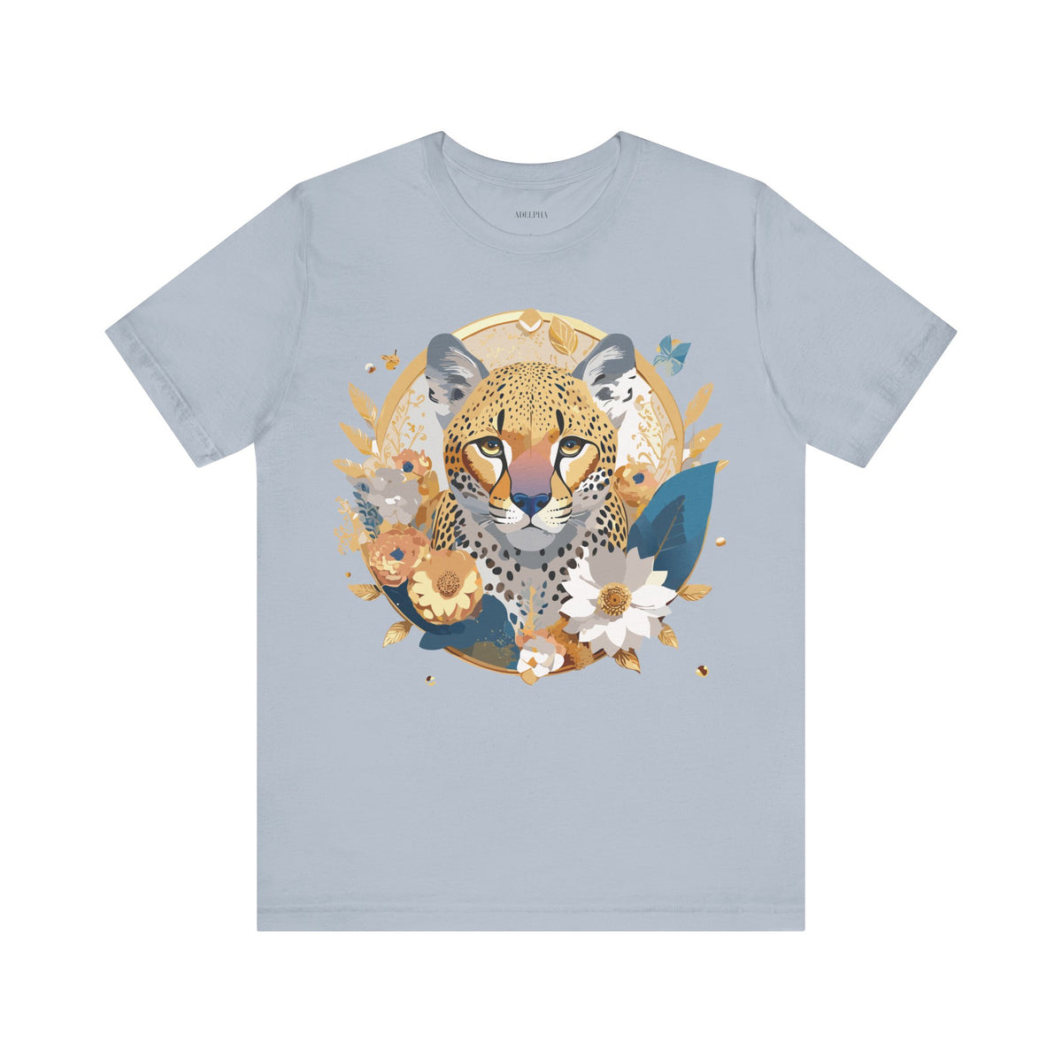Medallion Graphic Unisex Cotton Bella+Canvas Tee with Art Design d60