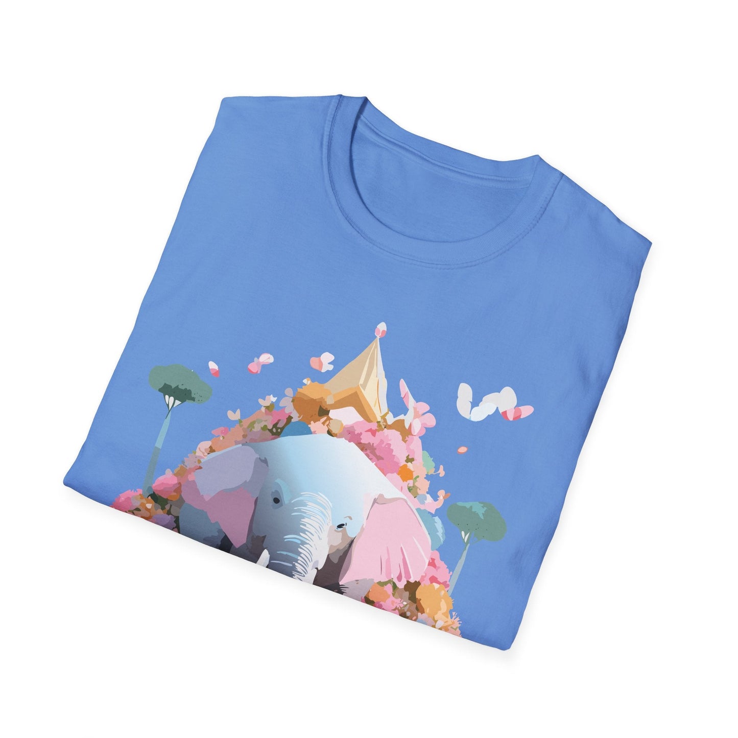 Elephant Graphic T Shirt For Animals Unisex Gildan Softstyle 64000 Cotton Tee Apparel