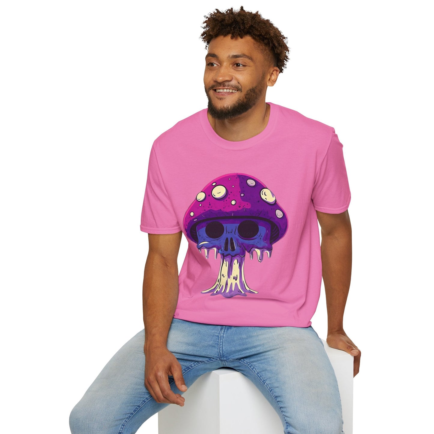 Mashroom Tee Shirt Unisex Funny Mashroom Graphic Softstyle Tee Gildan 64000 Quality Cotton