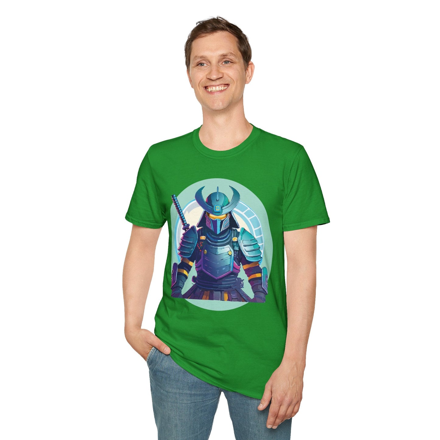 Samurai T Shirt Unisex Softstyle Tee Gildan 64000 Lightweight Ring Spun Cotton Everyday Comfort