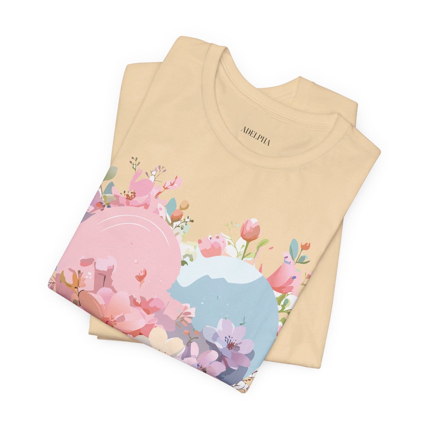 Valentine Day Graphic Unisex 100 Cotton Vintage Artwork with Love and Flower Design Tee 31