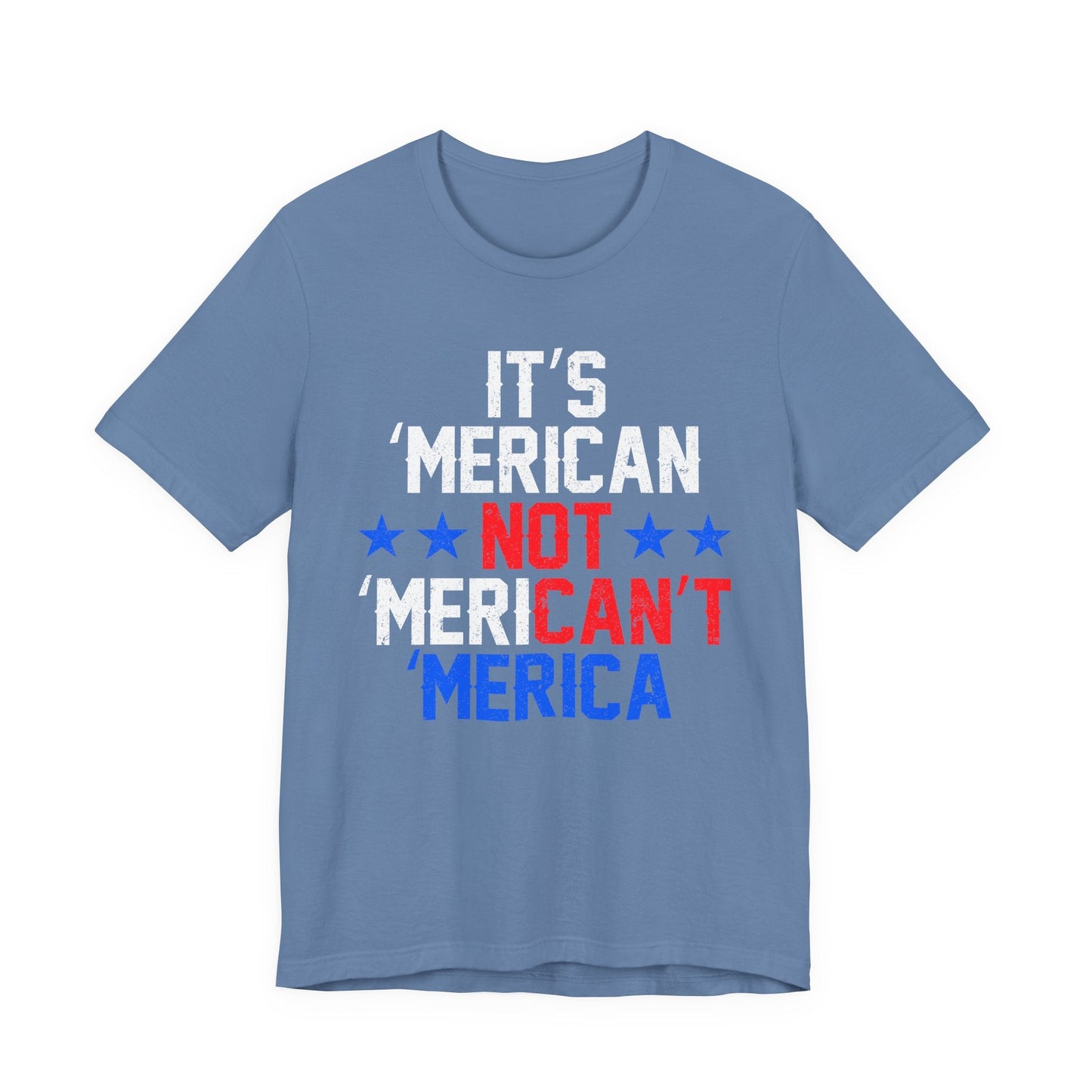 Patriotic USA Stars Graphic Unisex Cotton T-Shirt a5