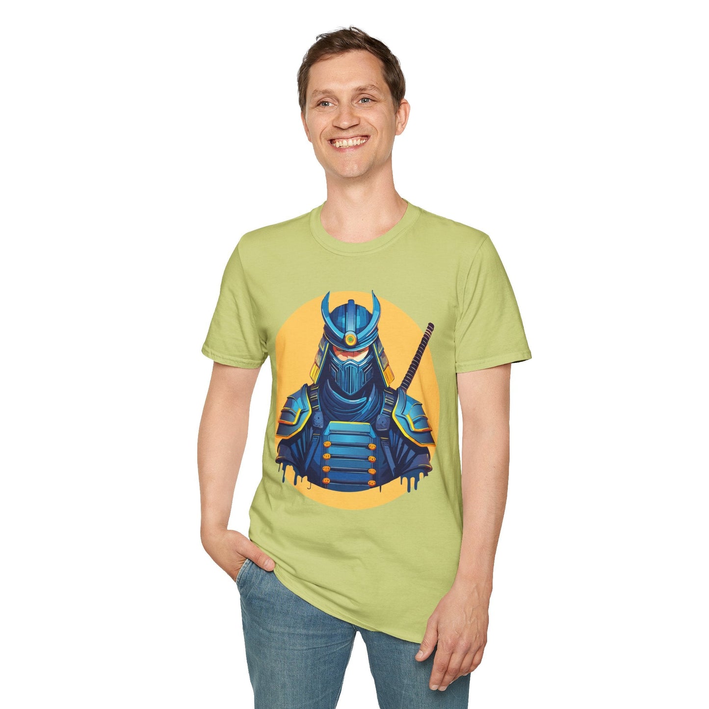 Samurai Shirt Unisex Softstyle T Shirt 100 Percent Ring Spun Cotton Tee For Everyday Comfort