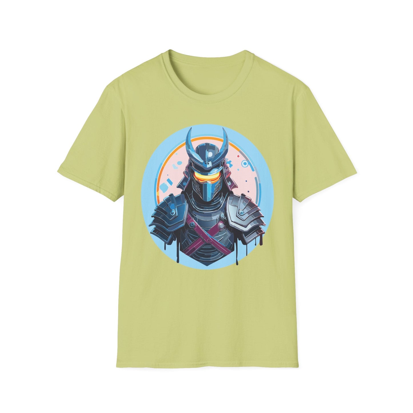 Samurai T Shirt Unisex Softstyle 64000 Tee Lightweight Comfortable 100 Percent Ring Spun Cotton