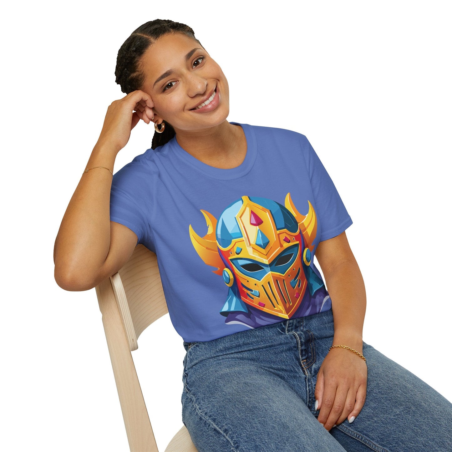 Mask Graphic Unisex Cotton Masquerade Design Artwork Tee 10