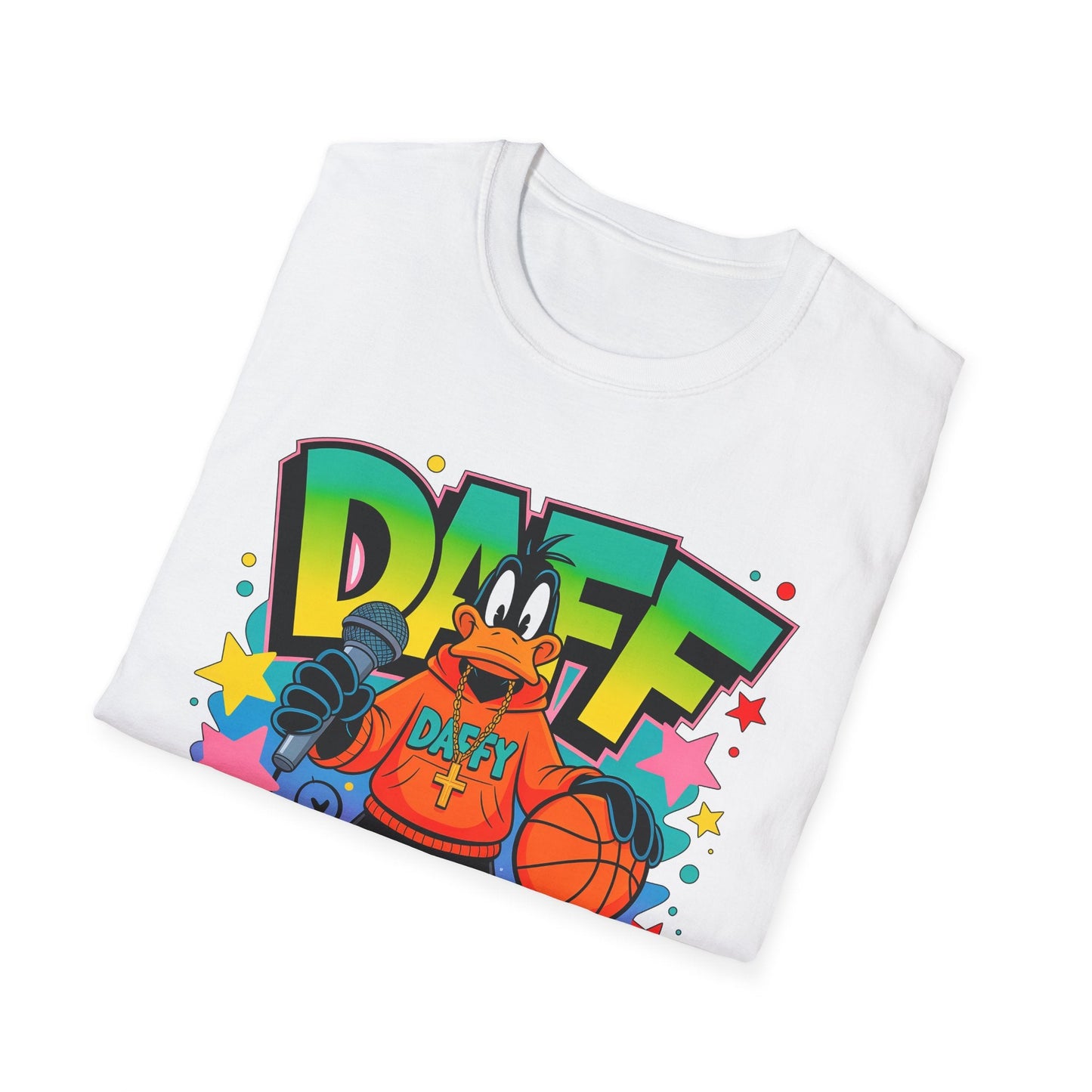 Unisex Cartoon T Shirt With Animation Design Funny Animals Tee Gildan Softstyle 64000