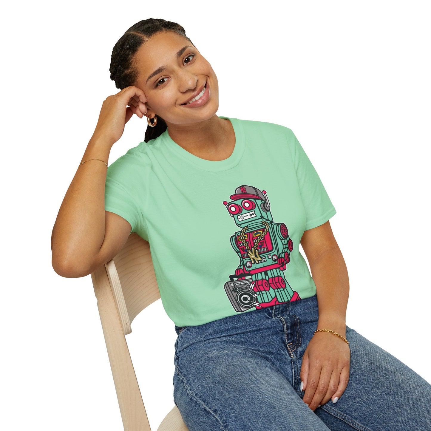 Cartoon T Shirt Animation Tee Funny Unisex Gildan Softstyle 64000 Ring Spun Cotton