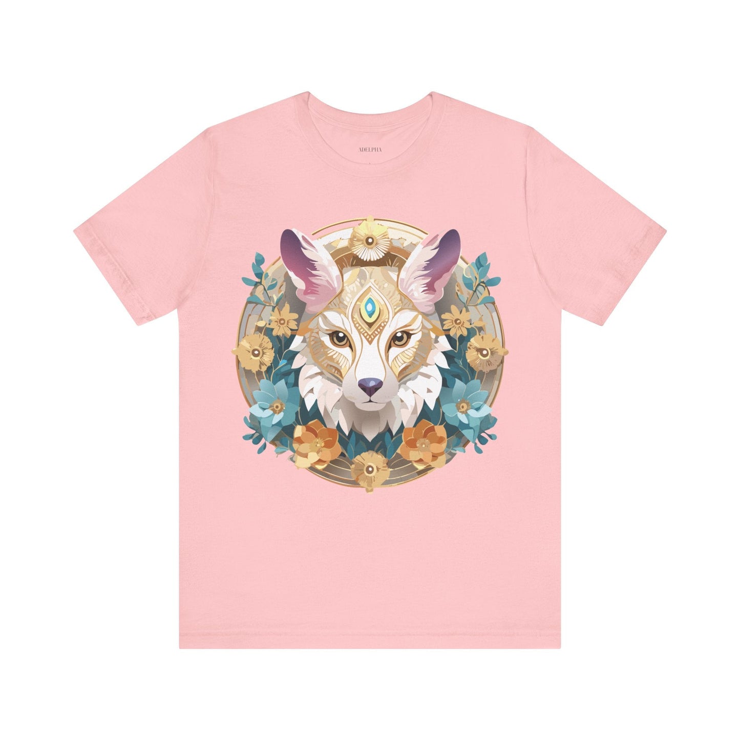 Medallion Graphic Unisex 100 Cotton Vintage Animal Medal Artwork Tee 84