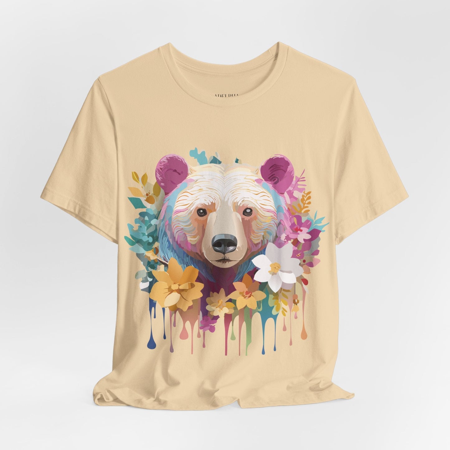 Adelpha Bear Graphic Tee Unisex Short Sleeve Shirt Art Design
