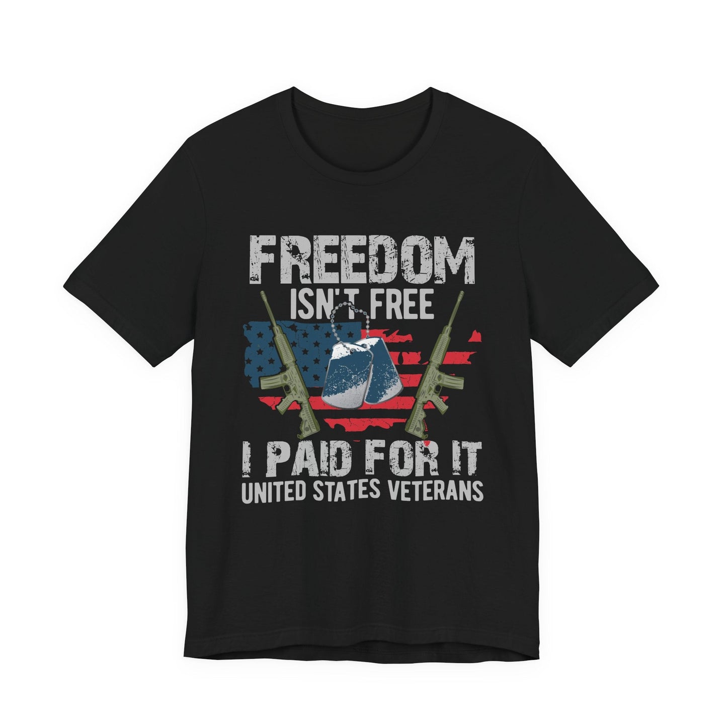 Army Veteran Patriotic Graphic Design Unisex Cotton T-Shirt v20