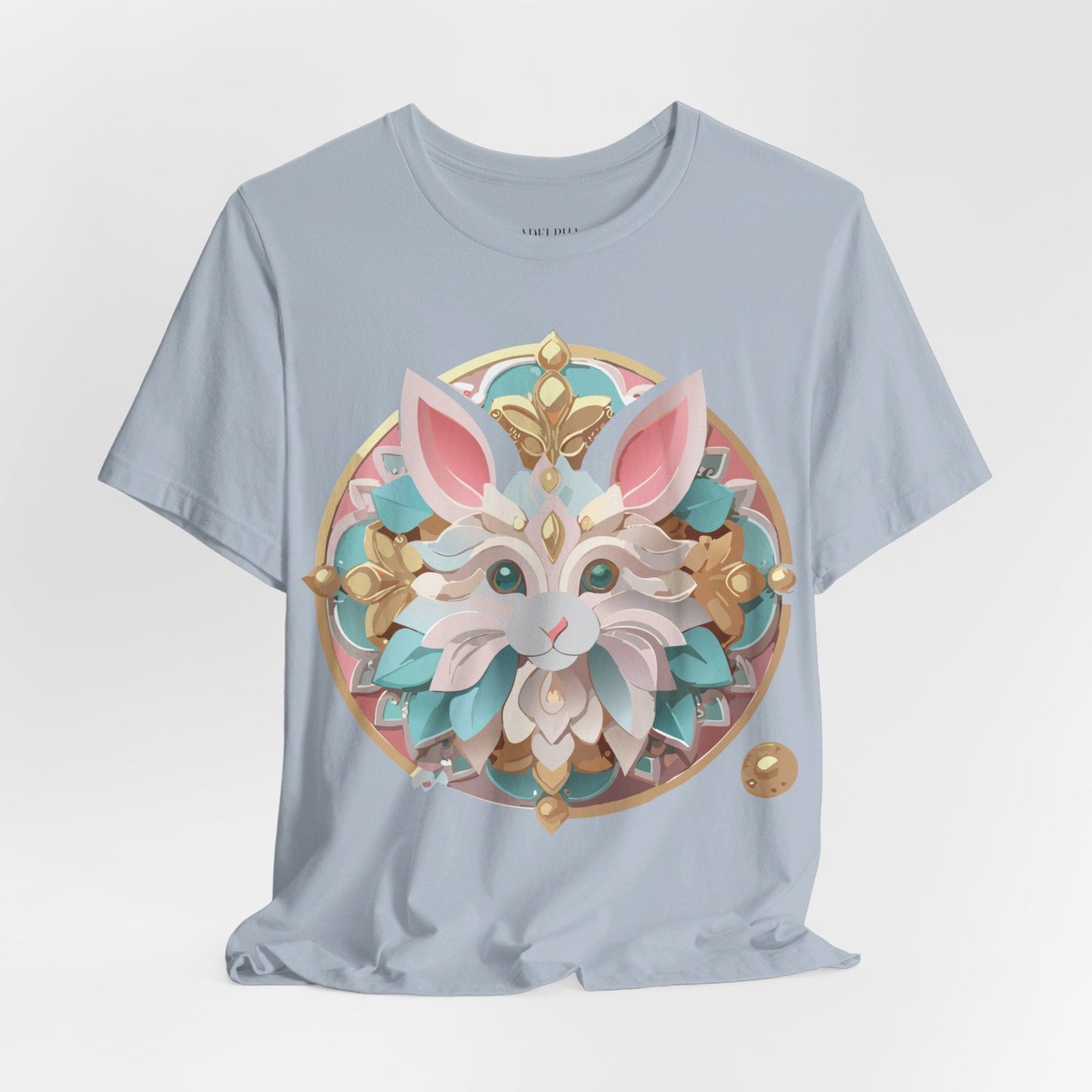 Medallion Graphic Unisex 100 Cotton Vintage Animal Medal Artwork Tee 88