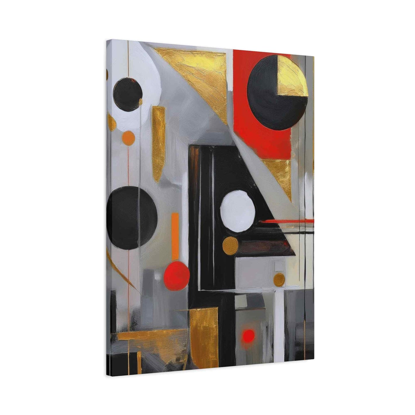 Red Abstract Painting Print Canvas 20x24,20x30,24x30, 24x32,24x36,30x40, 32x48,36x48,40x60 Pine-Wood Inner Frame ABS-23