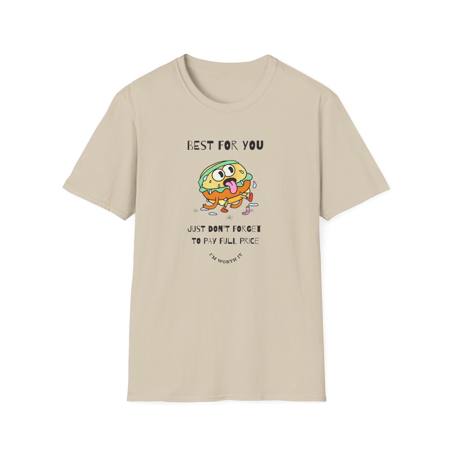 Funny Food T Shirts Unisex Softstyle Tee Gildan 64000 100 Percent Ring Spun Cotton Comfortable Graphic Tee