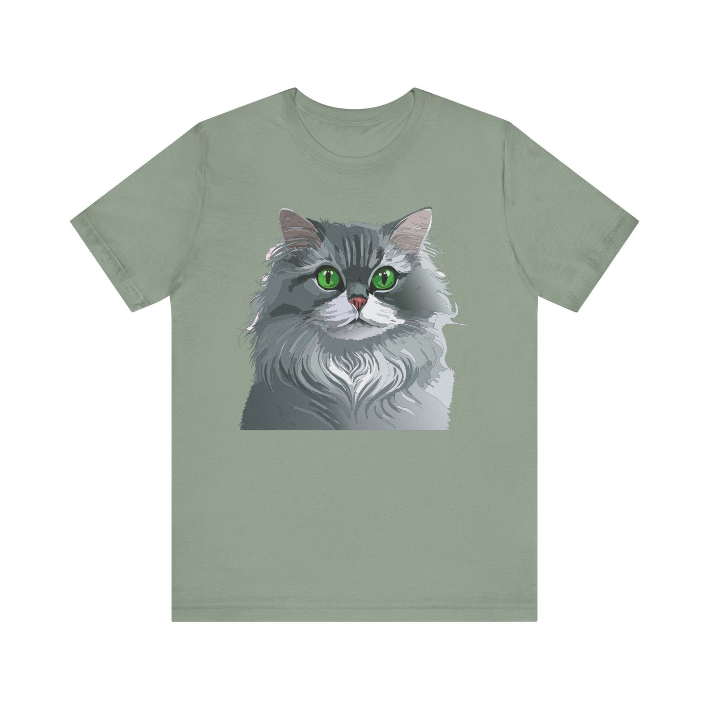 Unisex Animal Shirt With Art Design Animals Tee Short Sleeve Jersey Style Wild Animals Shirt